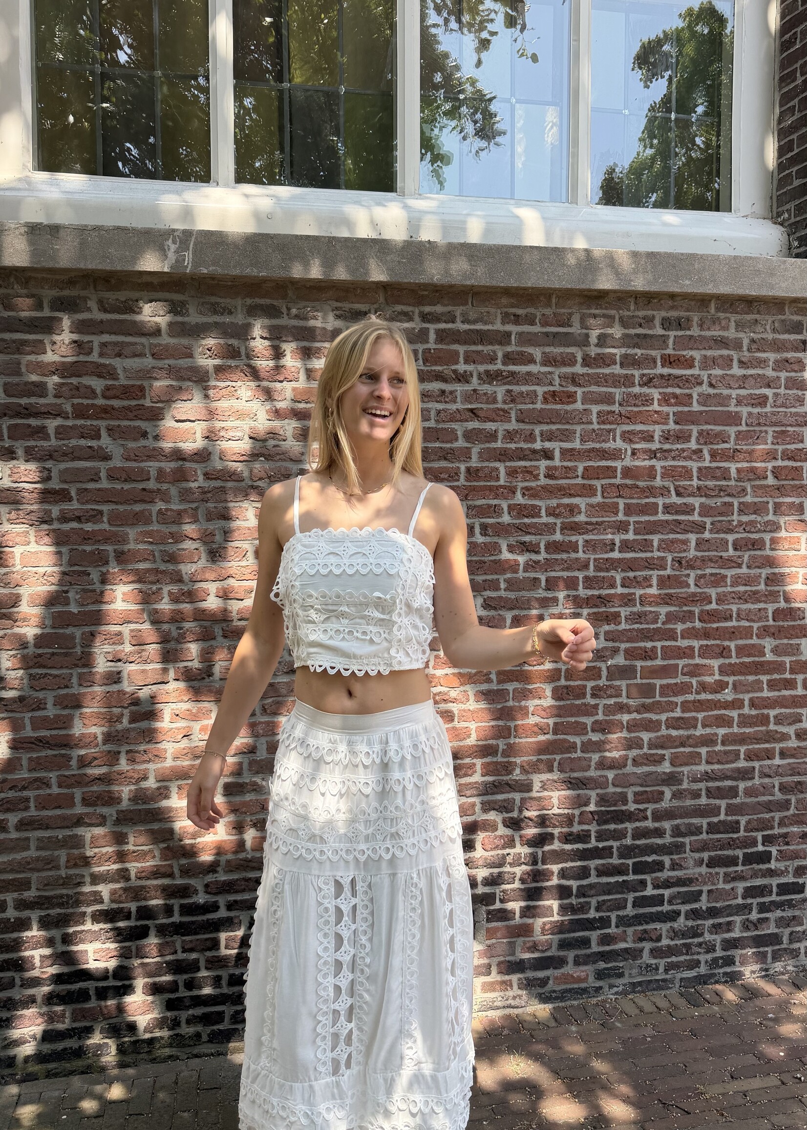 Flo Boutique Top Phileine White