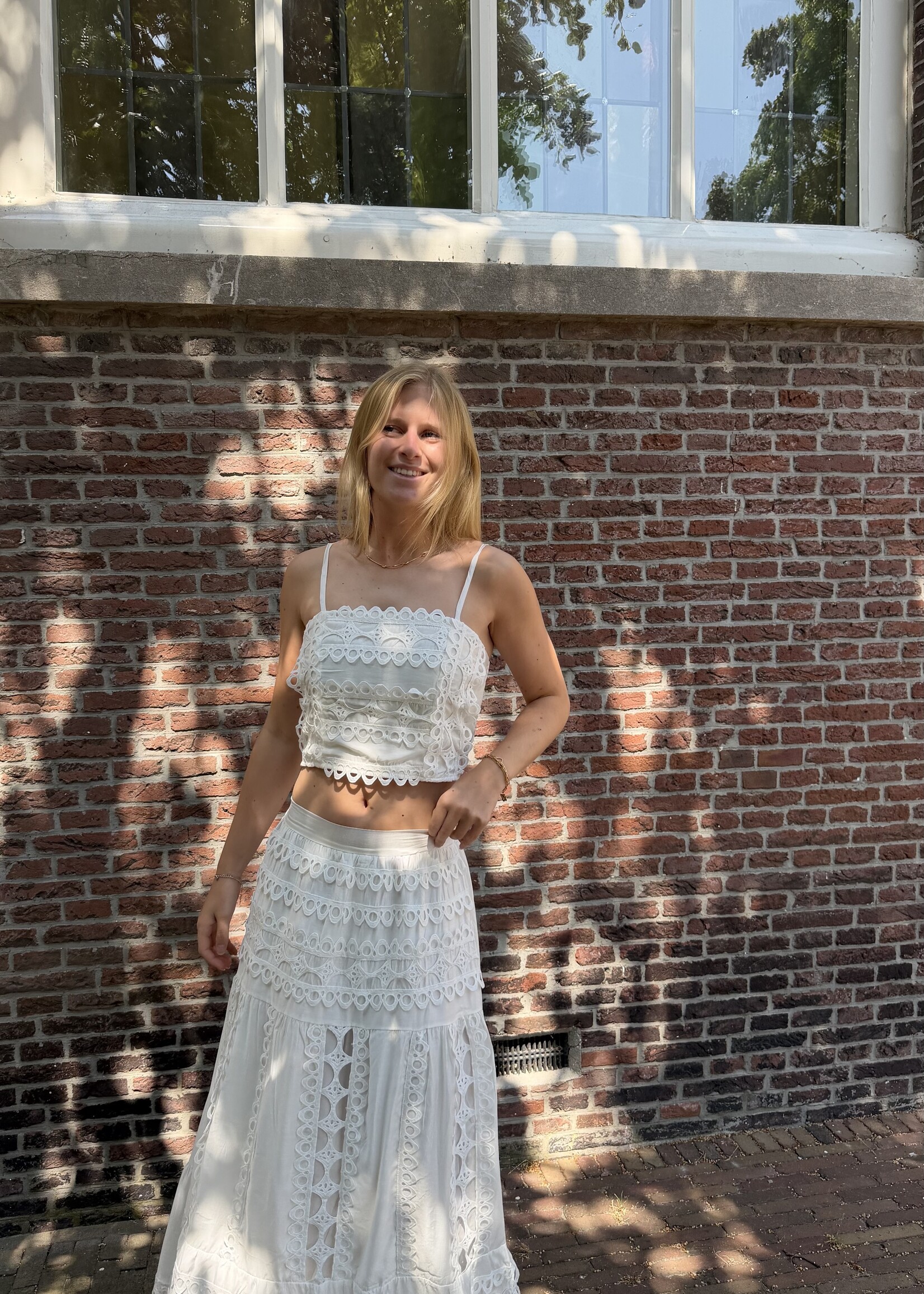 Flo Boutique Top Phileine White