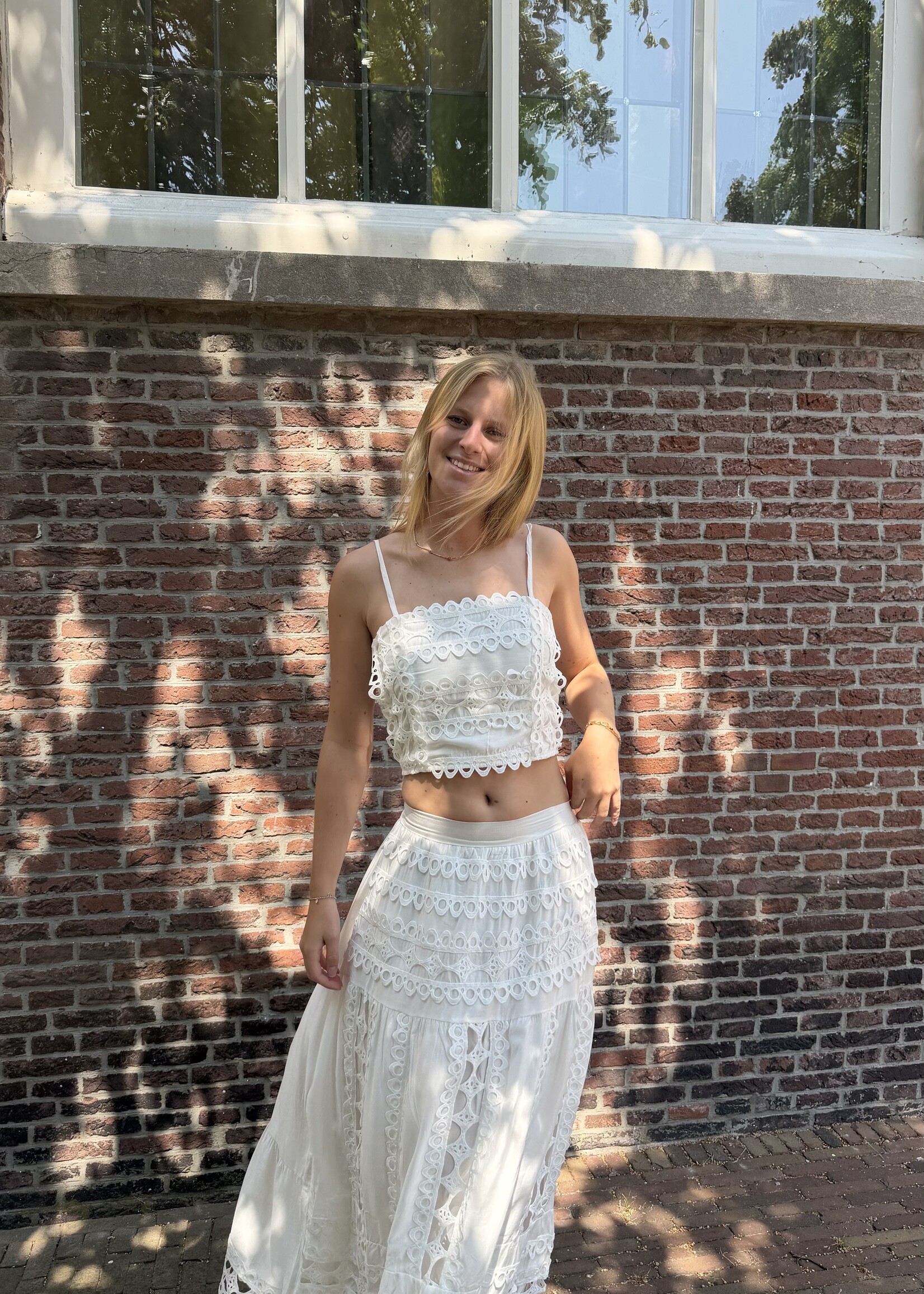 Flo Boutique Top Phileine White