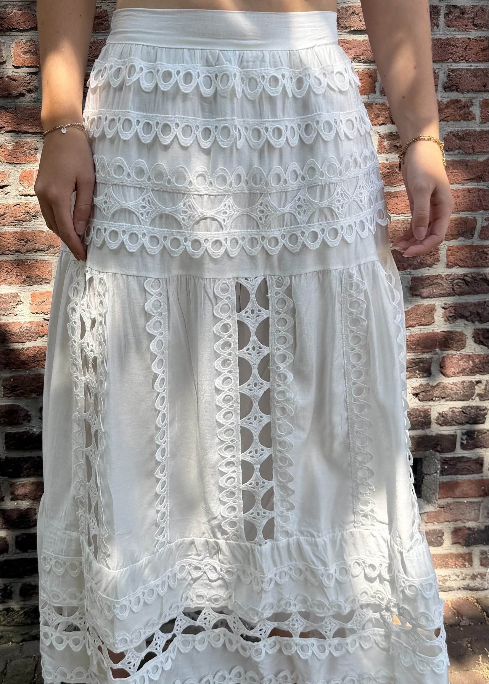 Flo Boutique Rok Phileine White