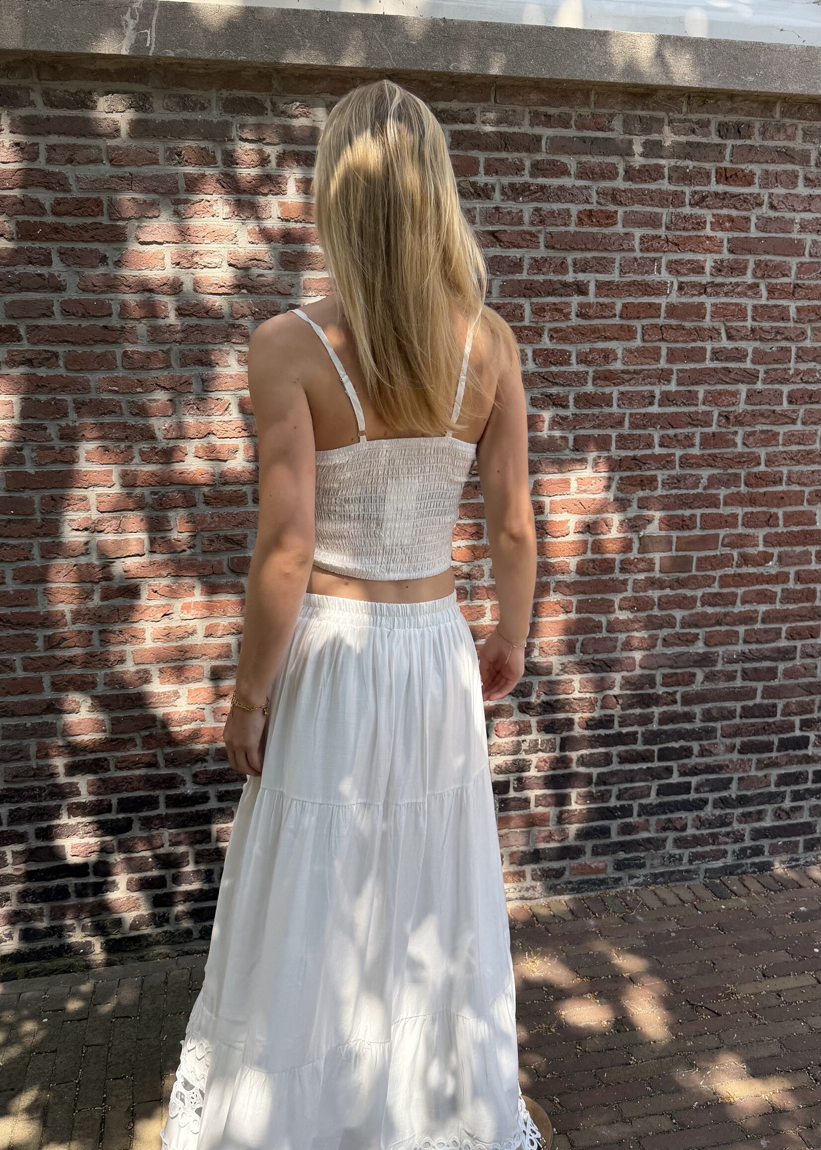 Flo Boutique Rok Phileine White