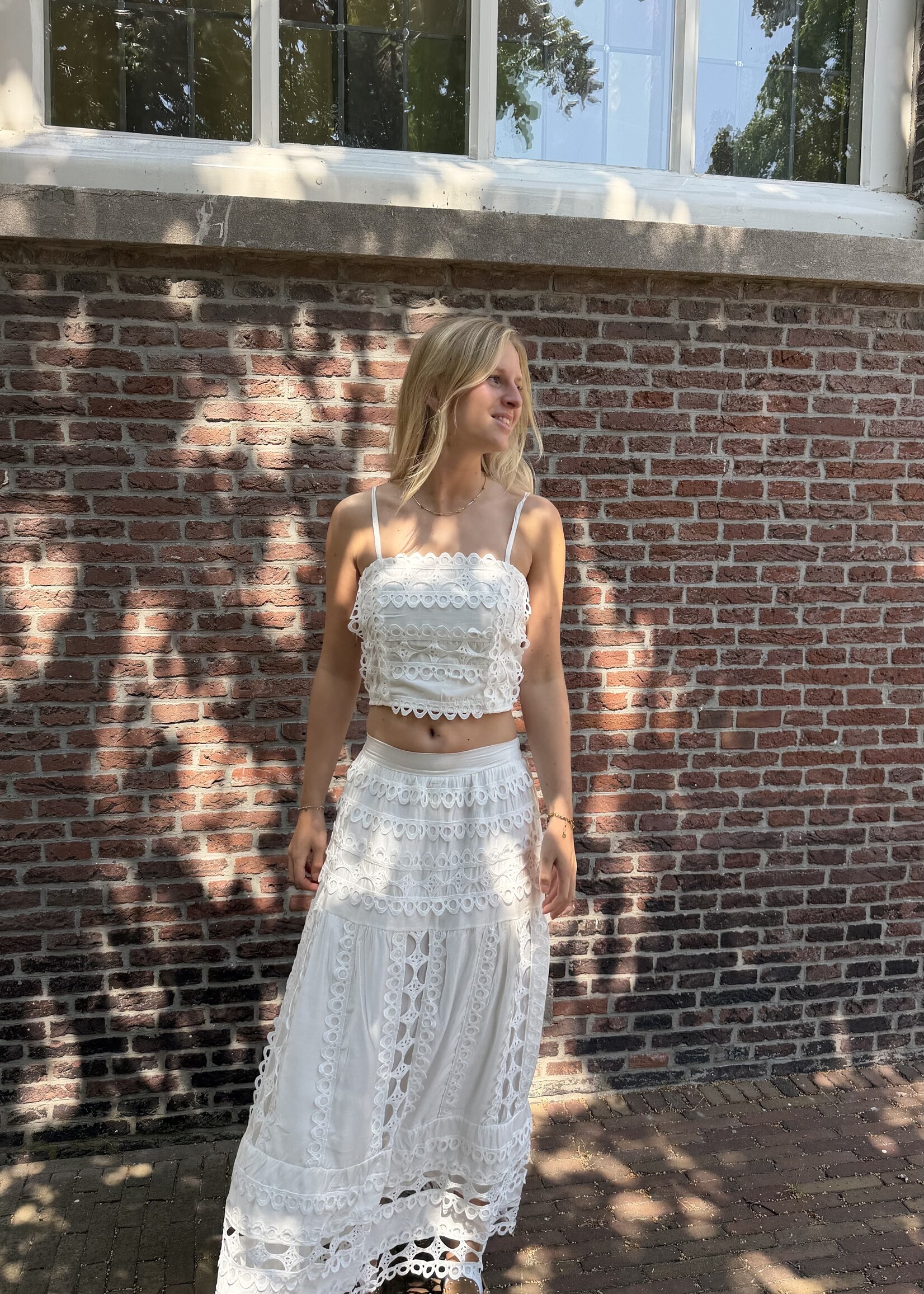 Flo Boutique Rok Phileine White