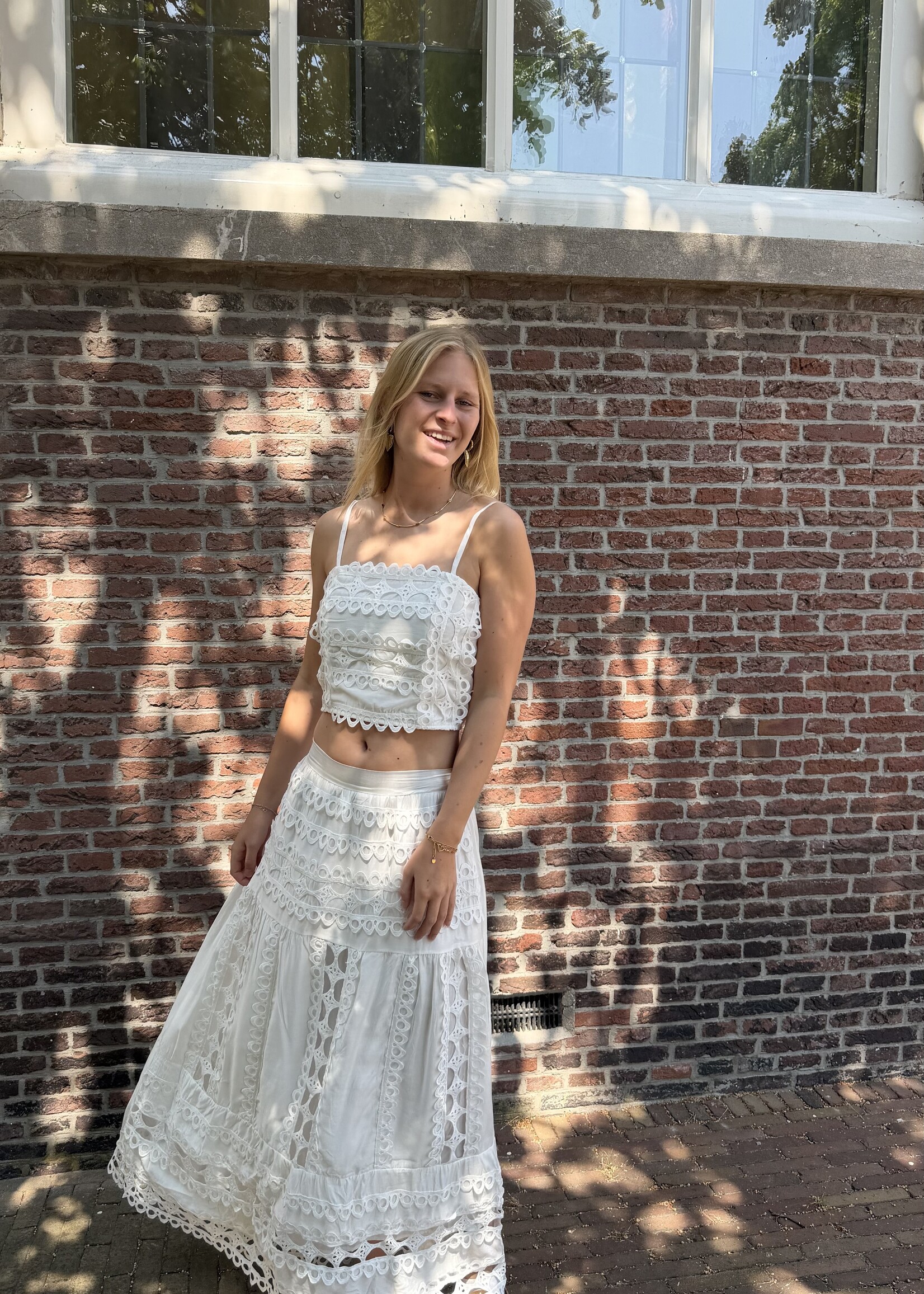 Flo Boutique Rok Phileine White