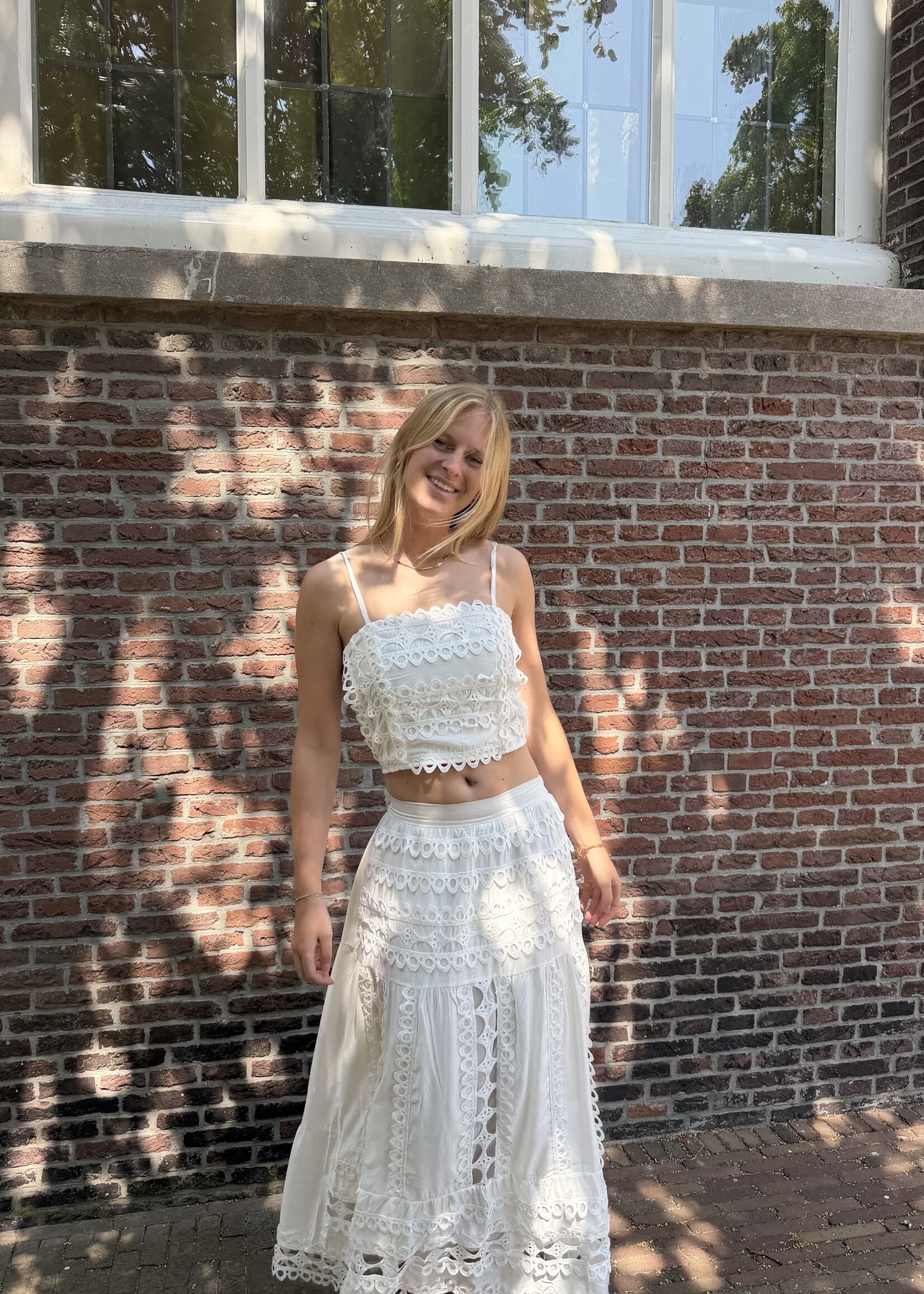 Flo Boutique Rok Phileine White
