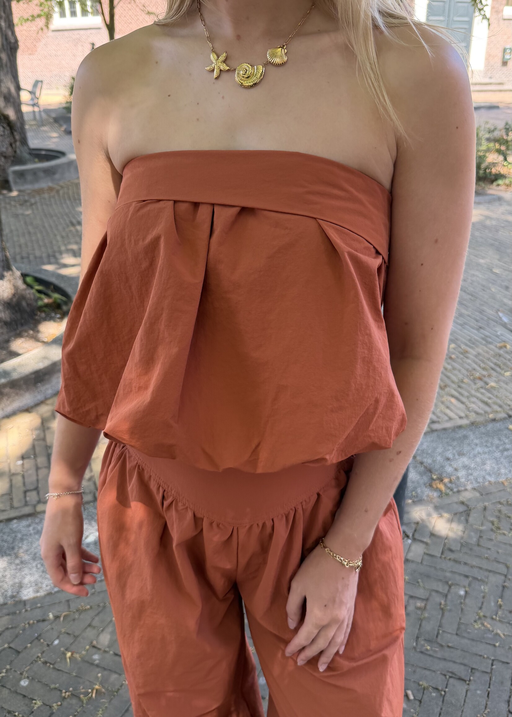 Flo Boutique Top Philou Brown