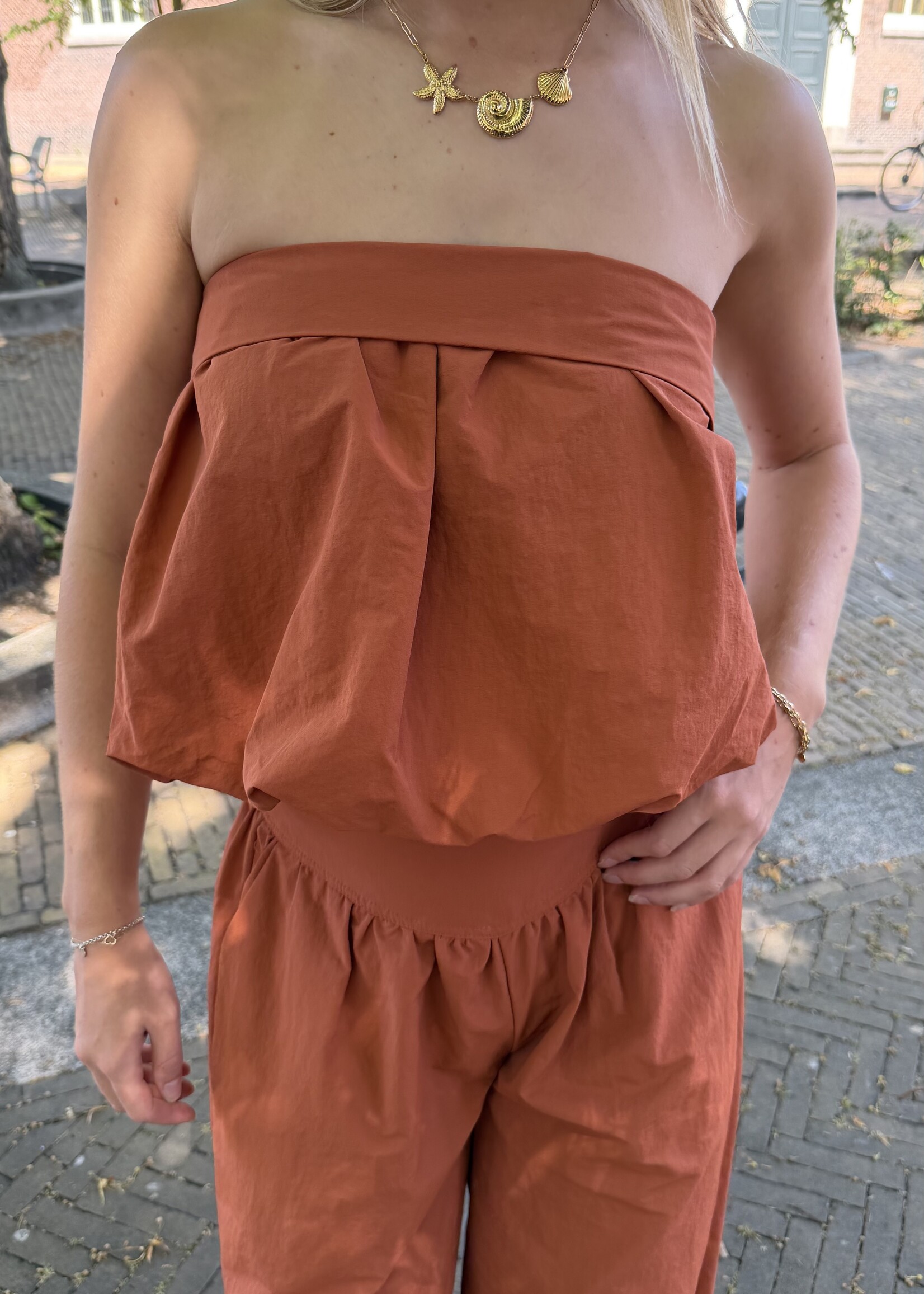 Flo Boutique Top Philou Brown