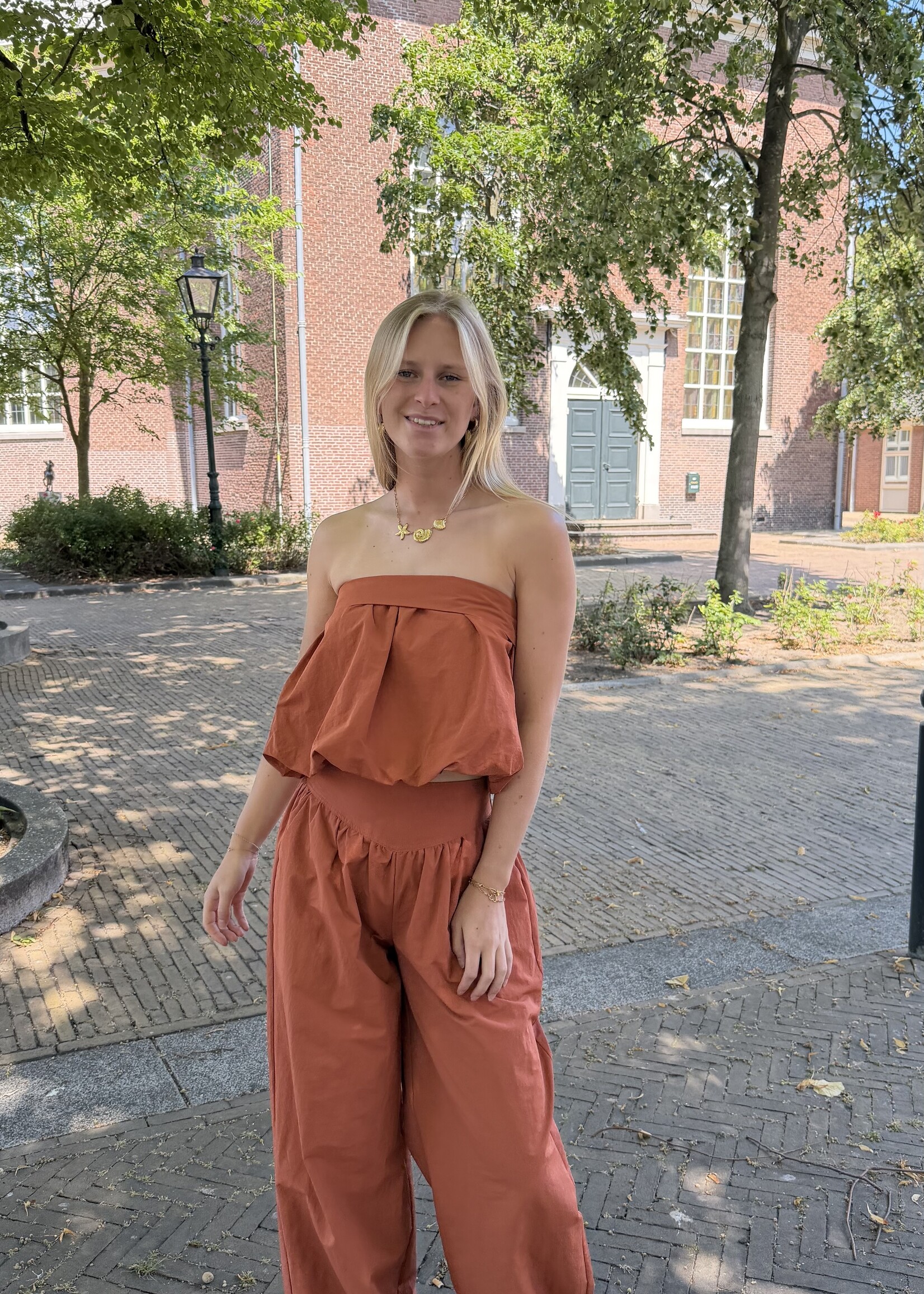 Flo Boutique Top Philou Brown