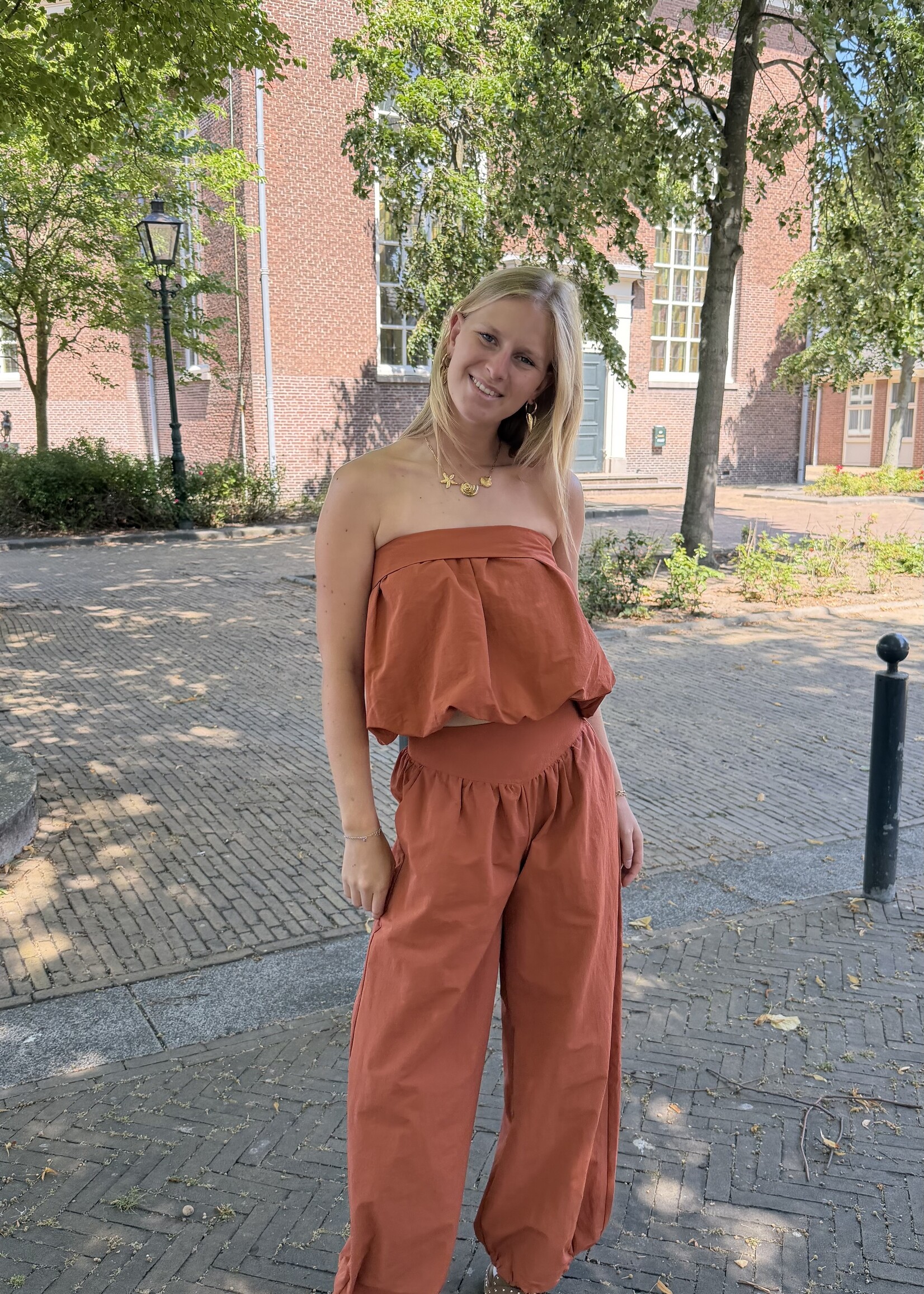Flo Boutique Top Philou Brown