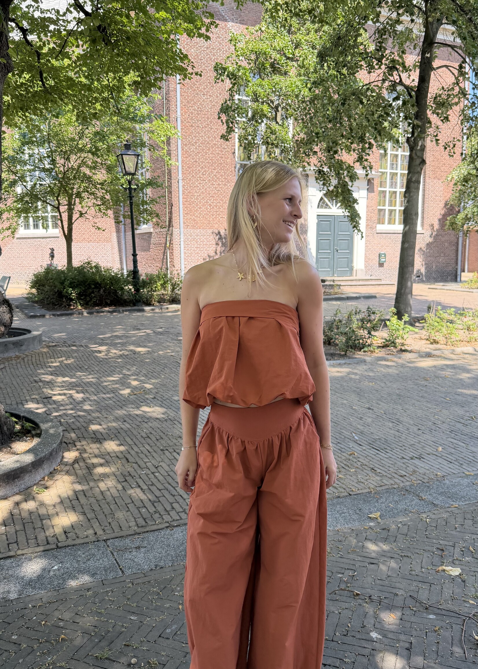 Flo Boutique Top Philou Brown