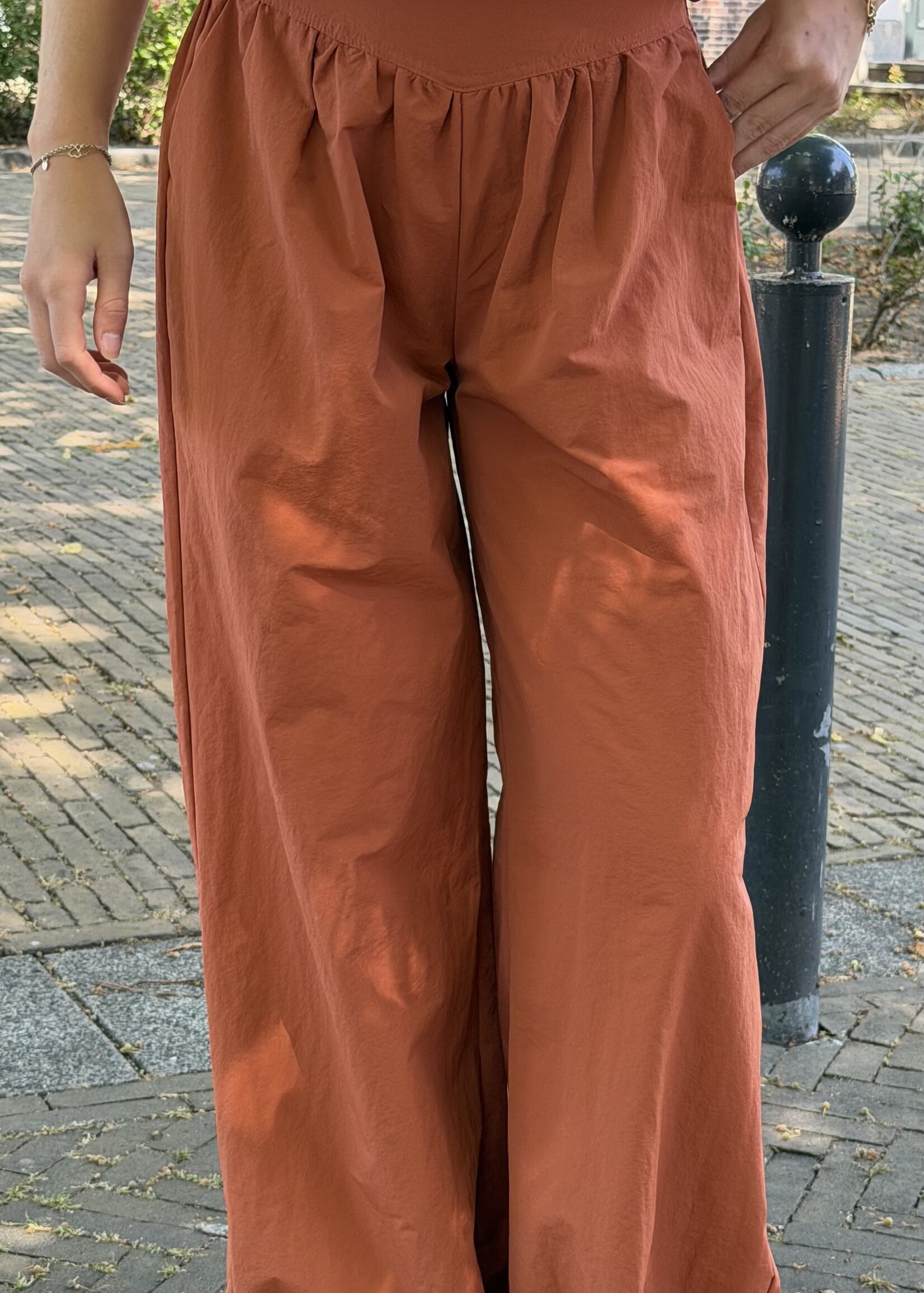 Flo Boutique Broek Philou Brown