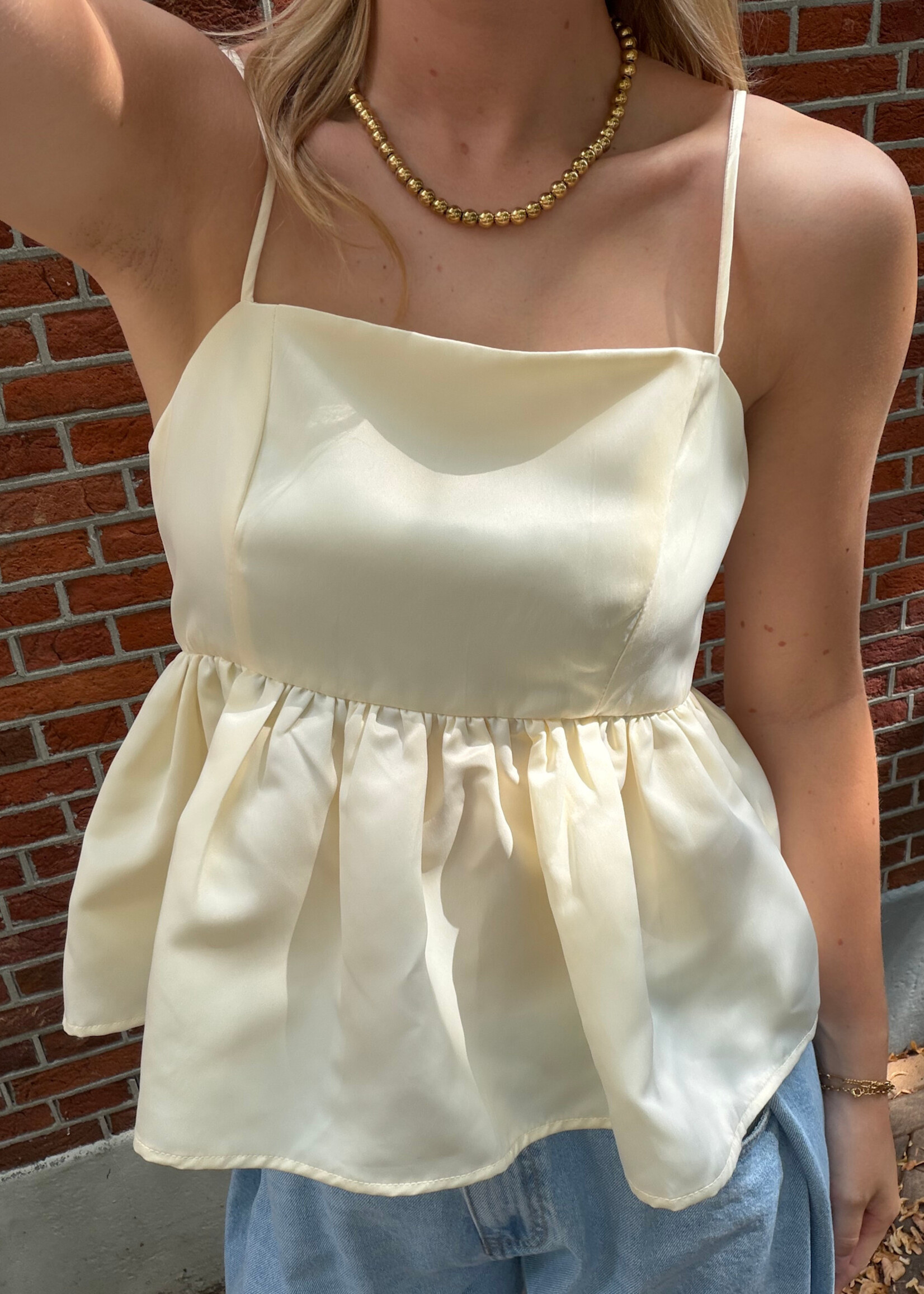 Flo Boutique Top Emilia Cream