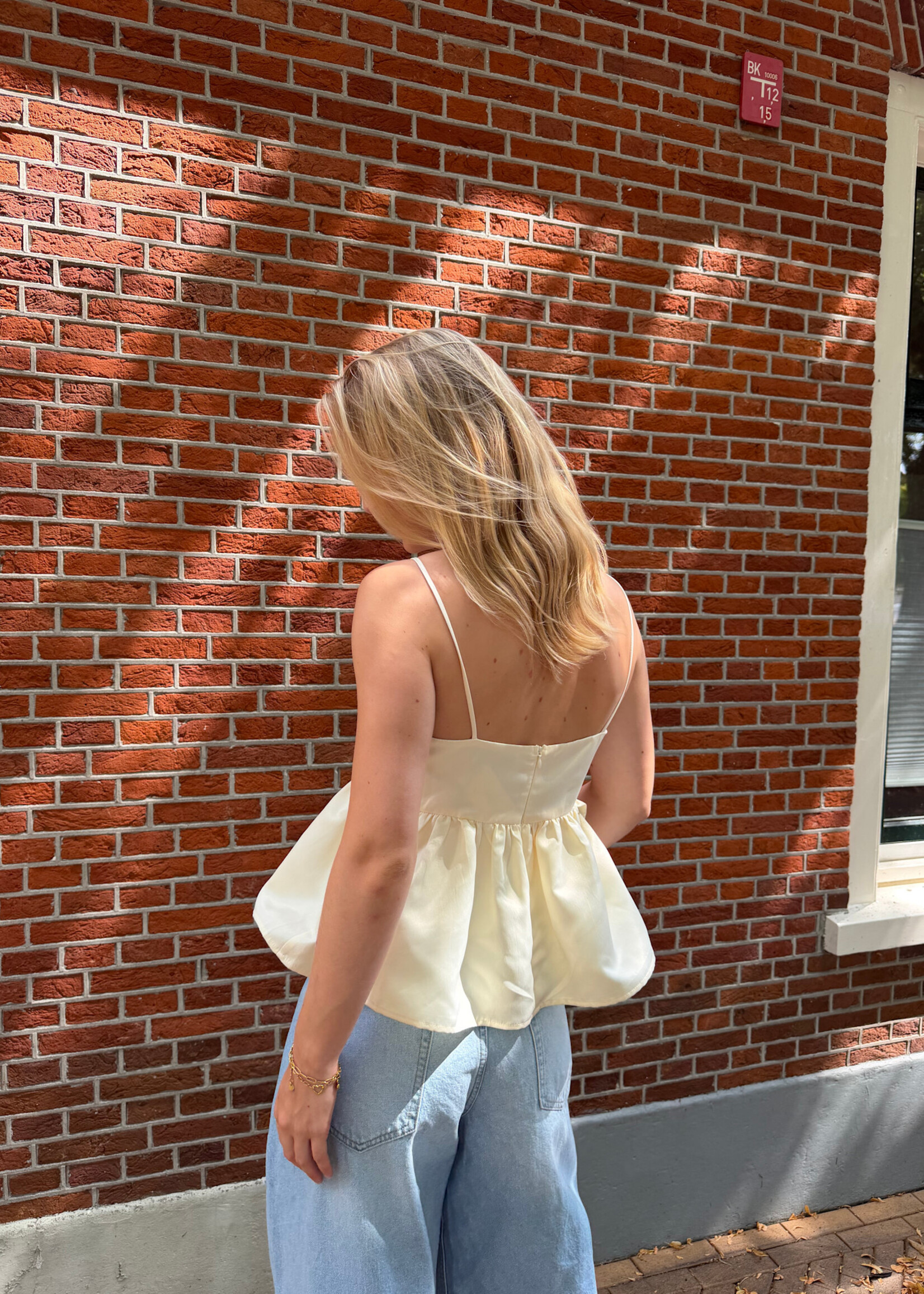 Flo Boutique Top Emilia Cream