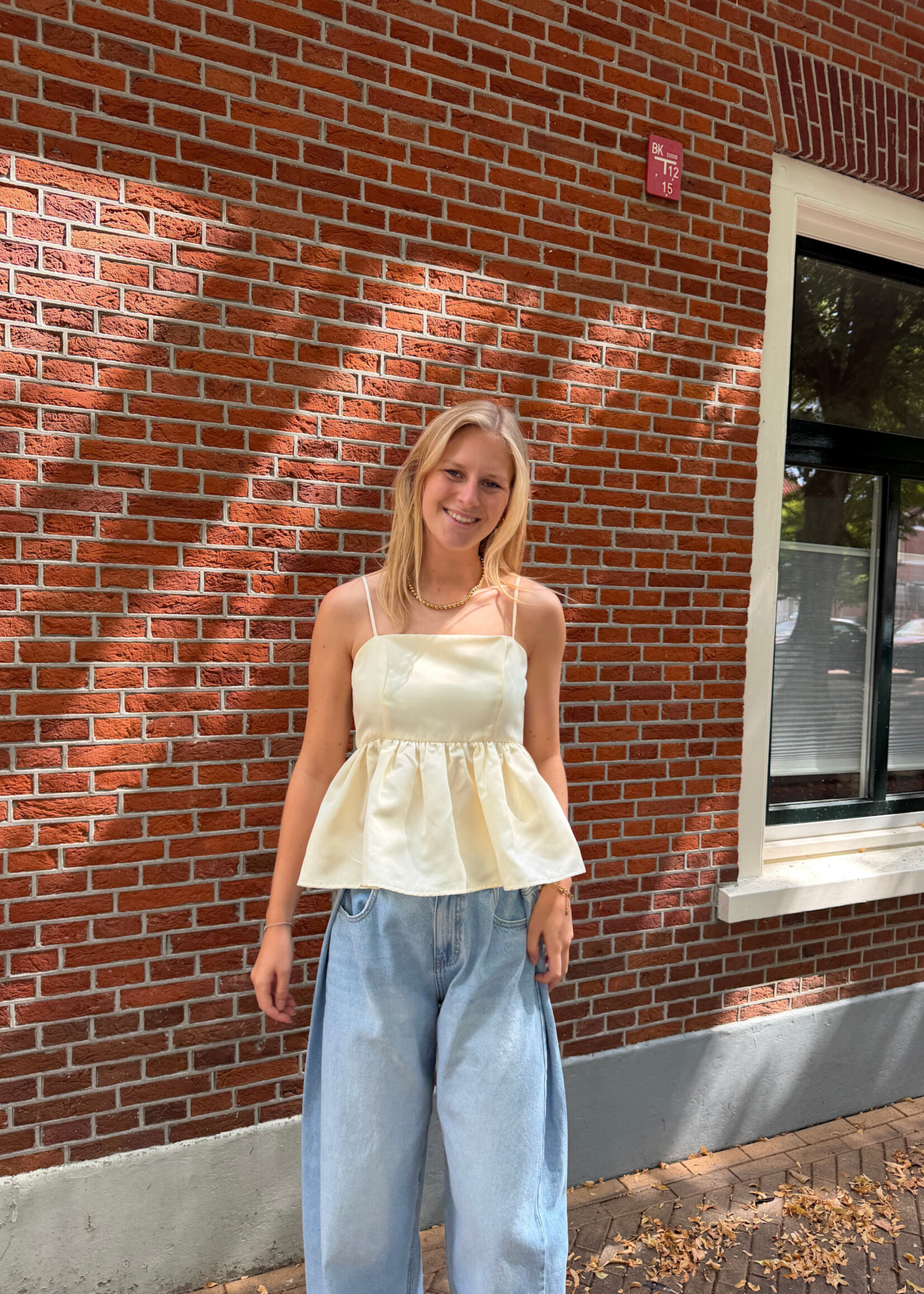 Flo Boutique Top Emilia Cream