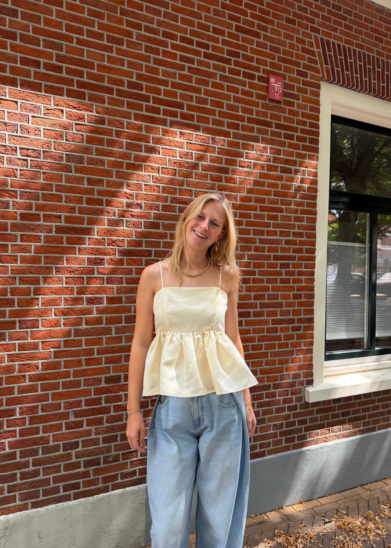 Flo Boutique Top Emilia Cream