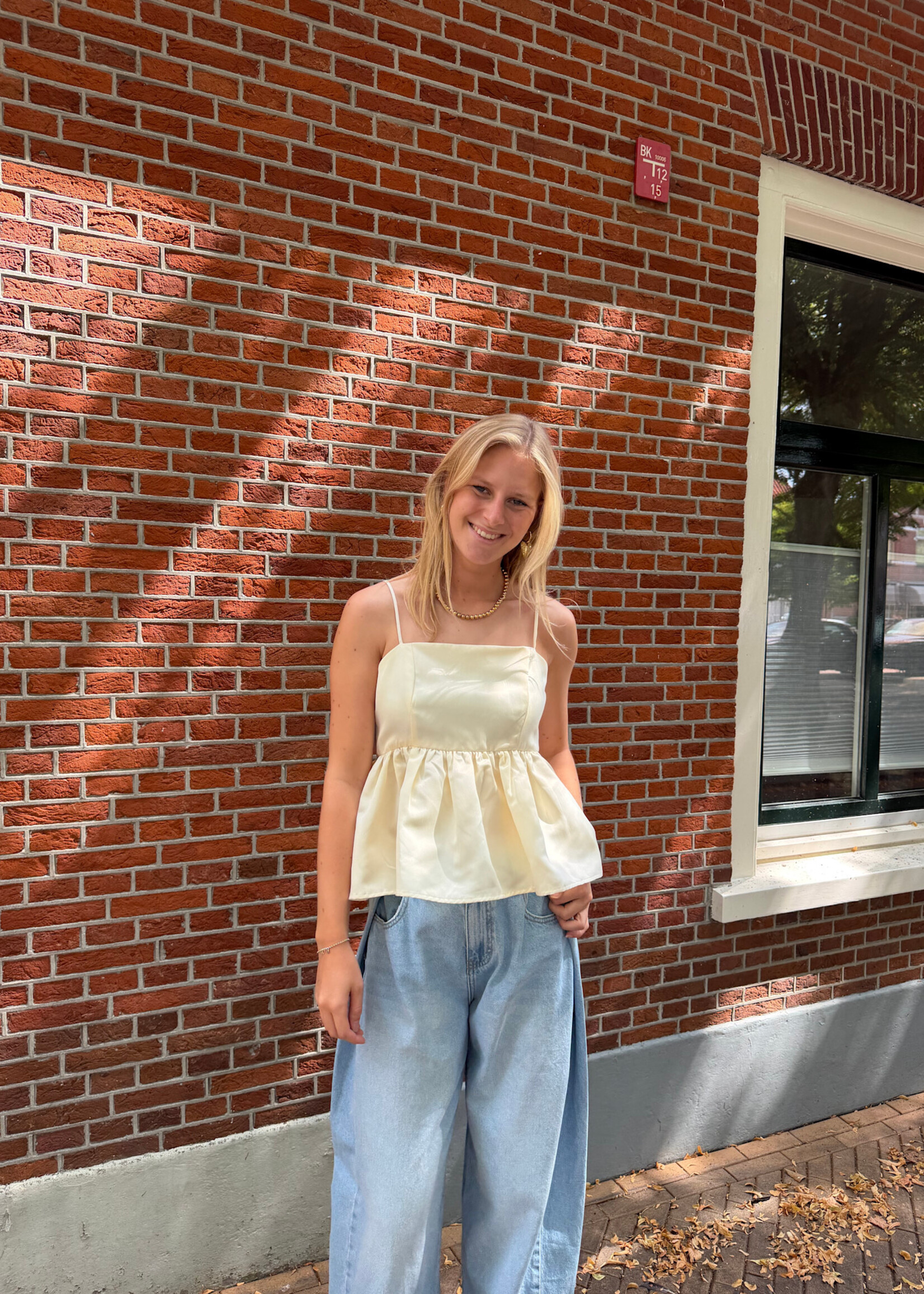 Flo Boutique Top Emilia Cream