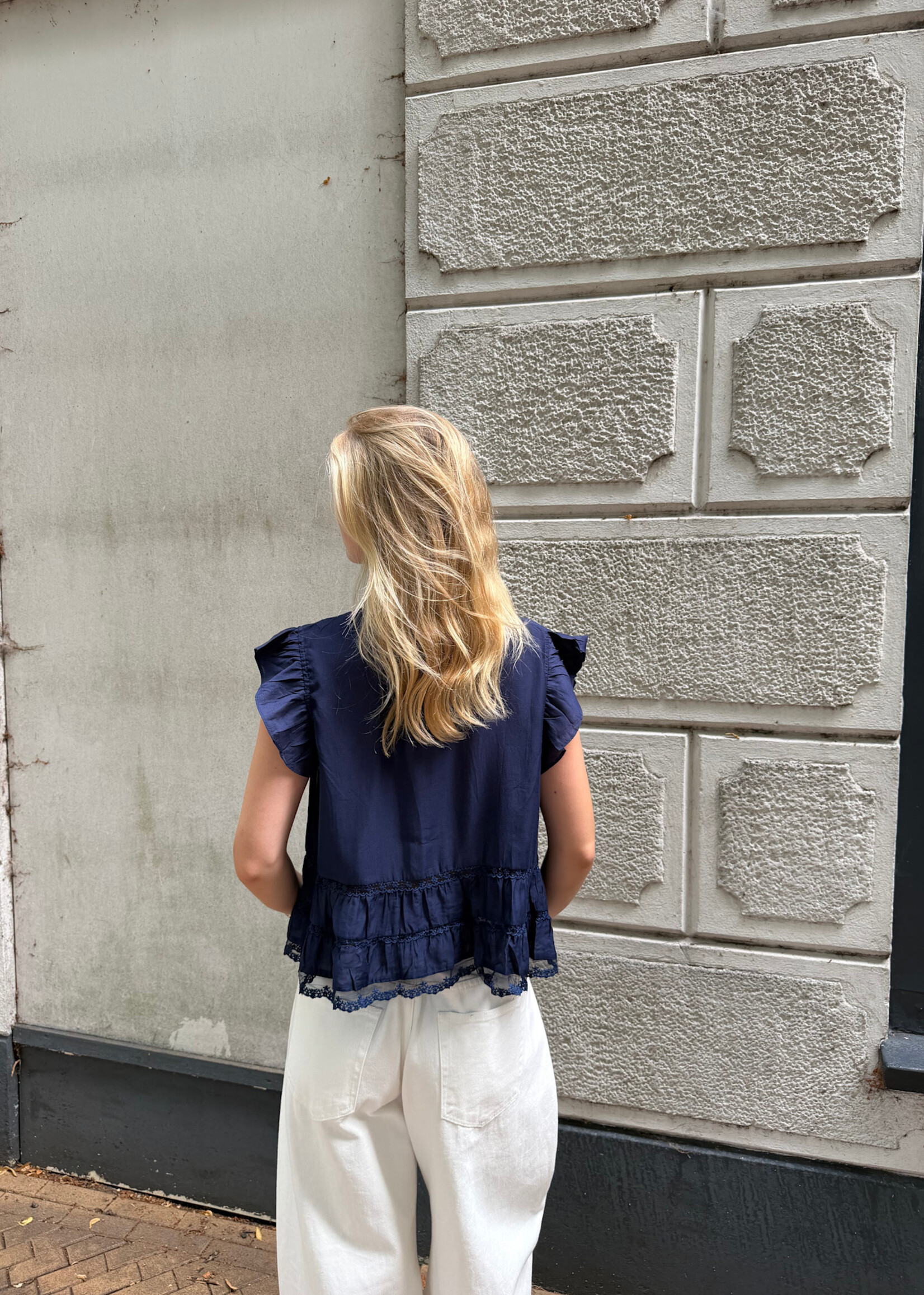 Flo Boutique Top Nila Navy