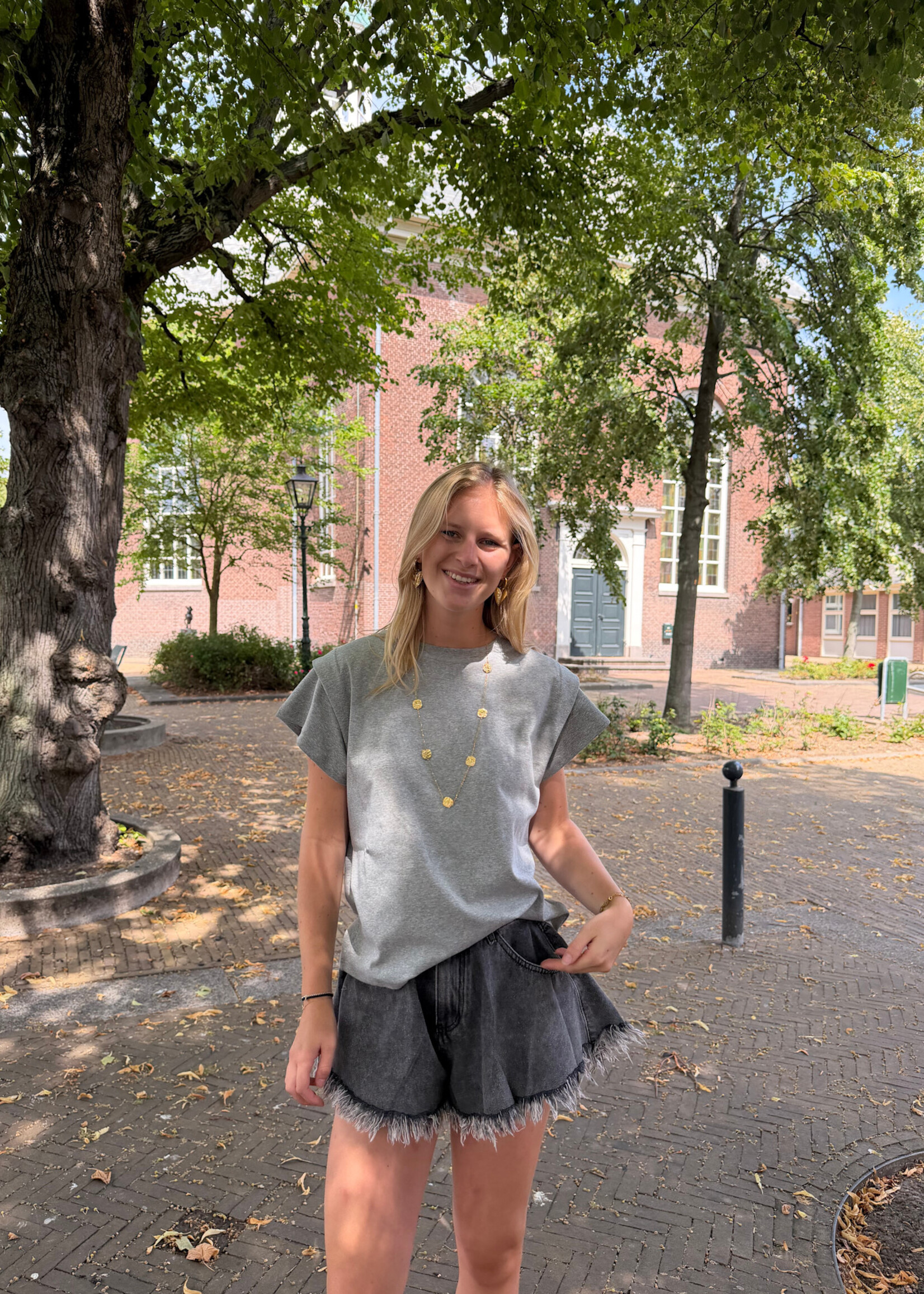 Flo Boutique Tee Cato Grey