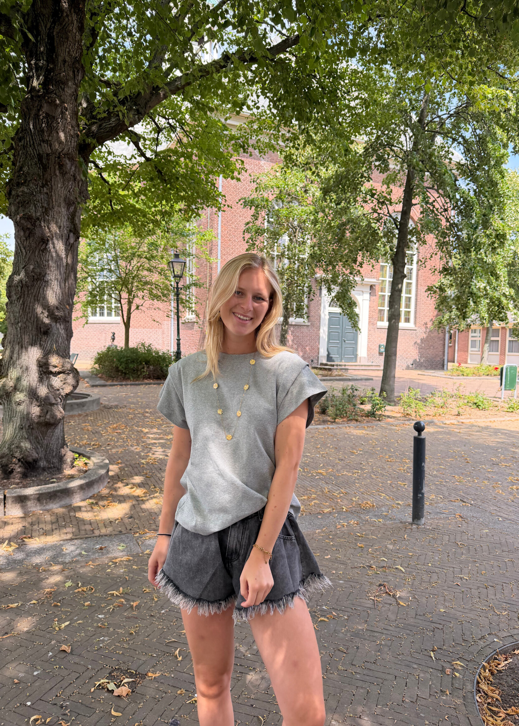 Flo Boutique Tee Cato Grey