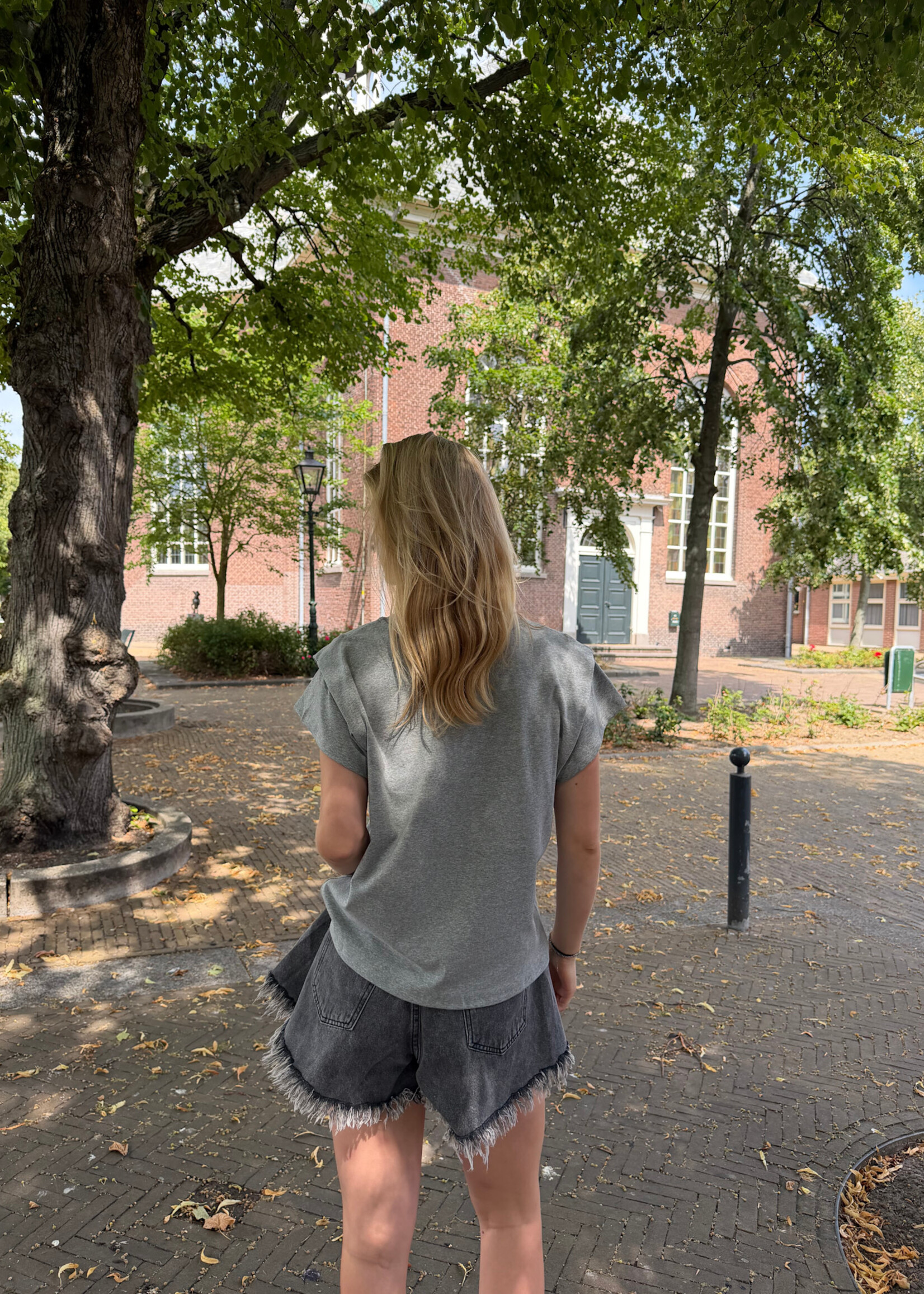 Flo Boutique Tee Cato Grey