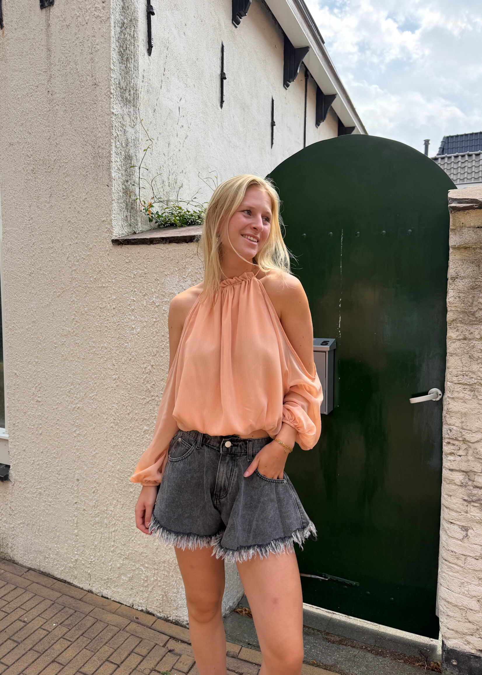 Flo Boutique Top Lola Peach
