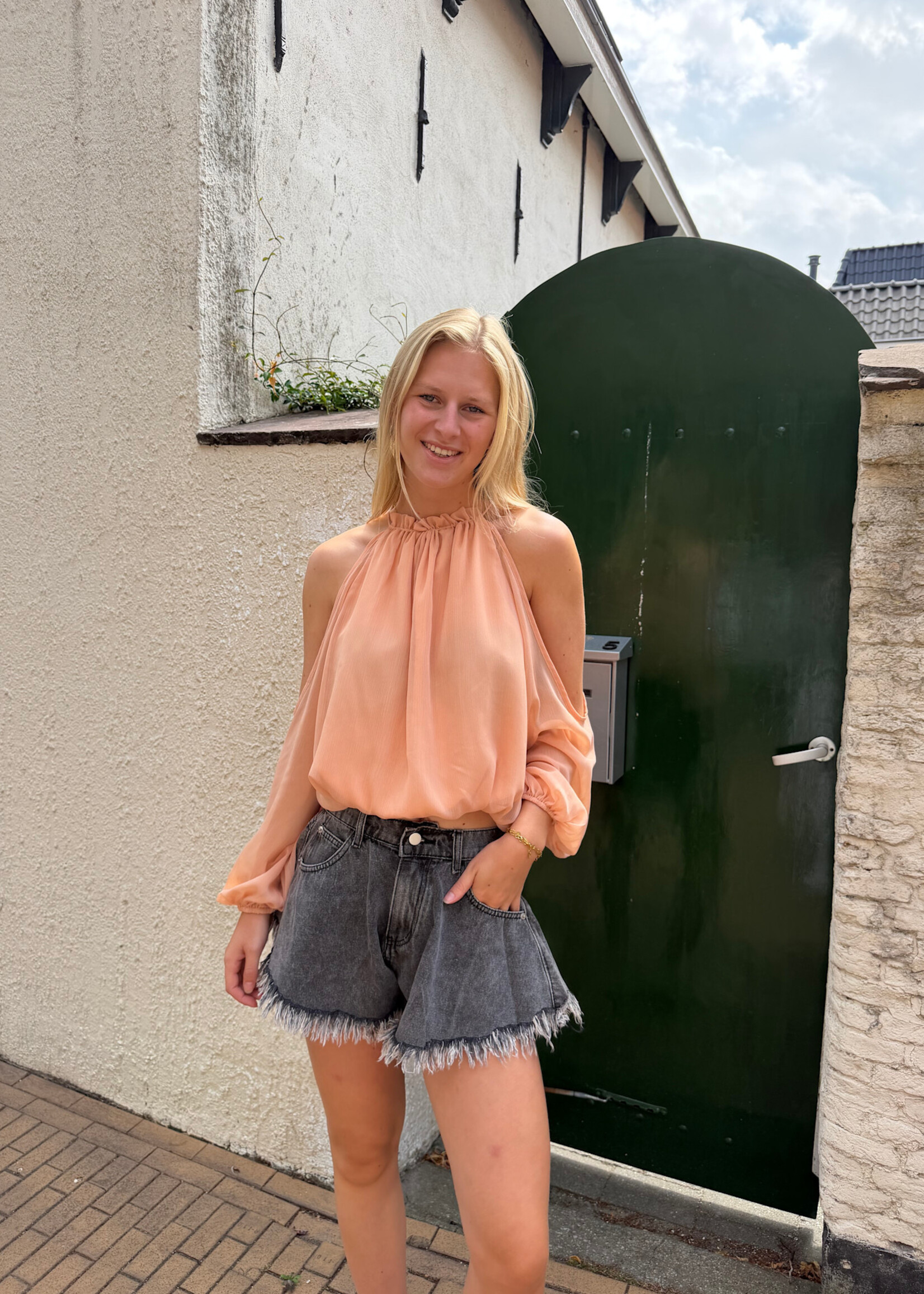 Flo Boutique Top Lola Peach