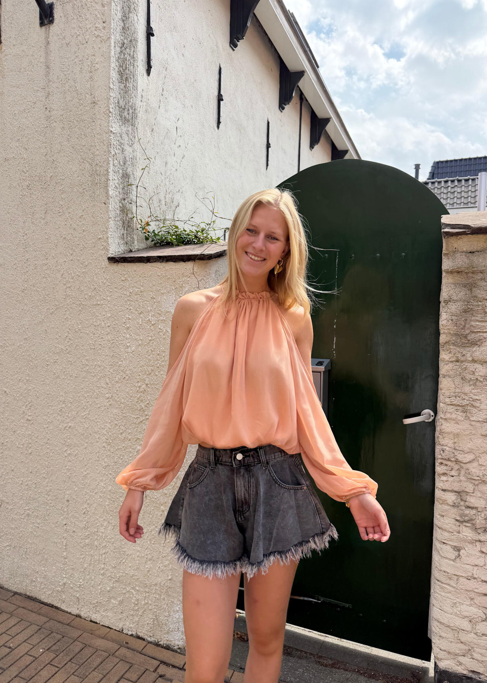 Flo Boutique Top Lola Peach