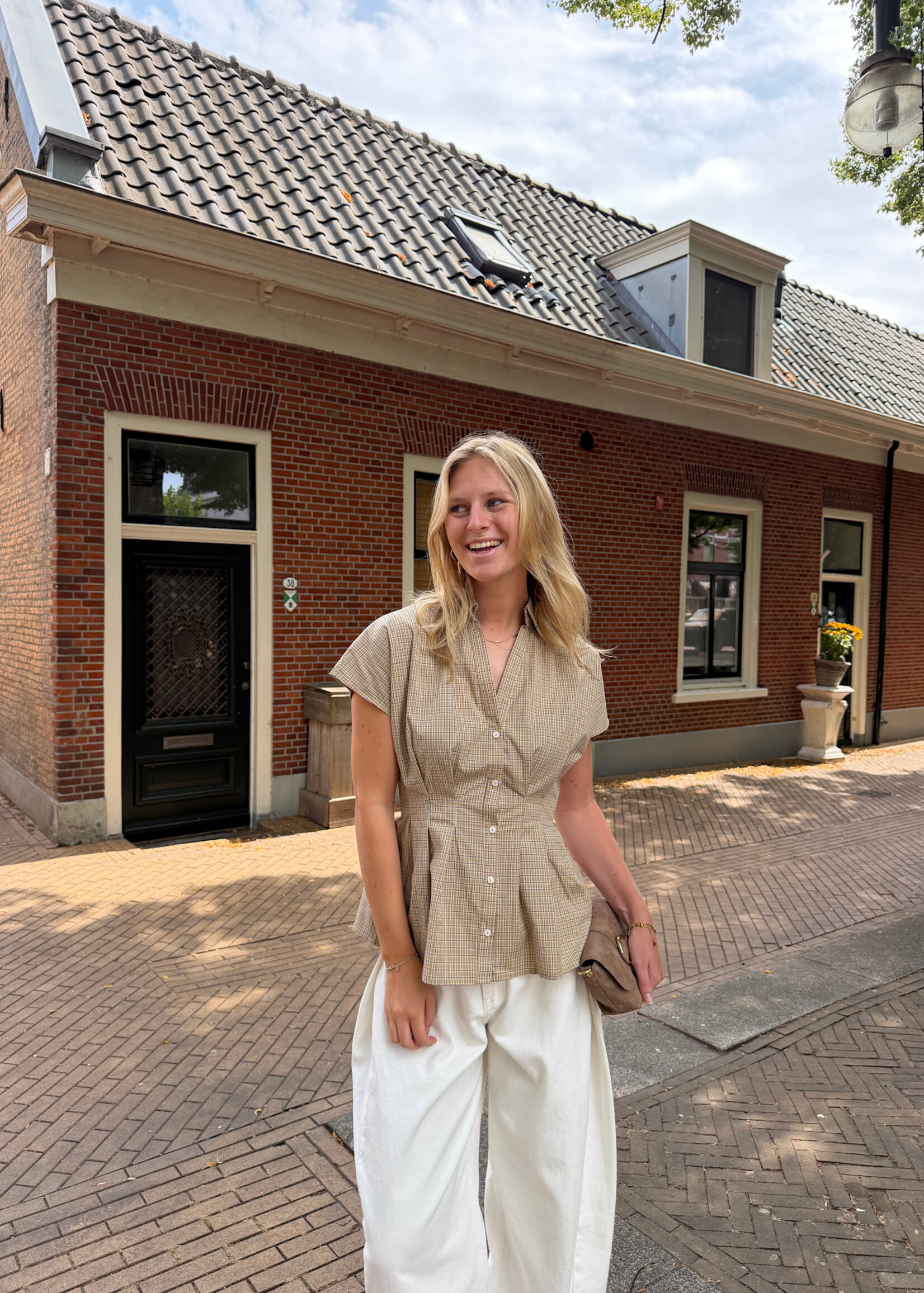 Flo Boutique Blouse Kiki Camel
