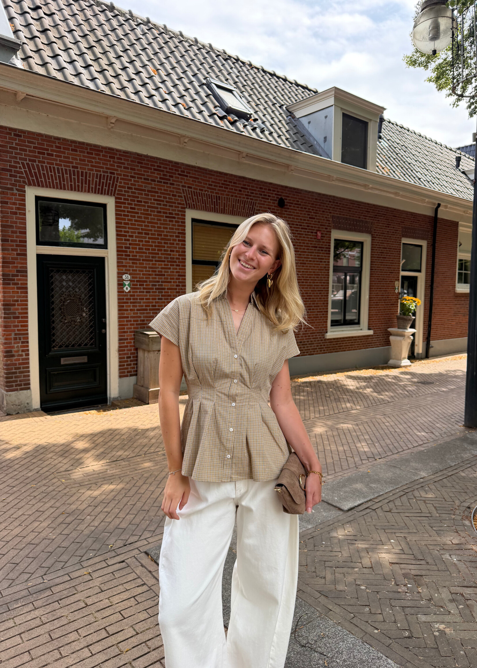 Flo Boutique Blouse Kiki Camel