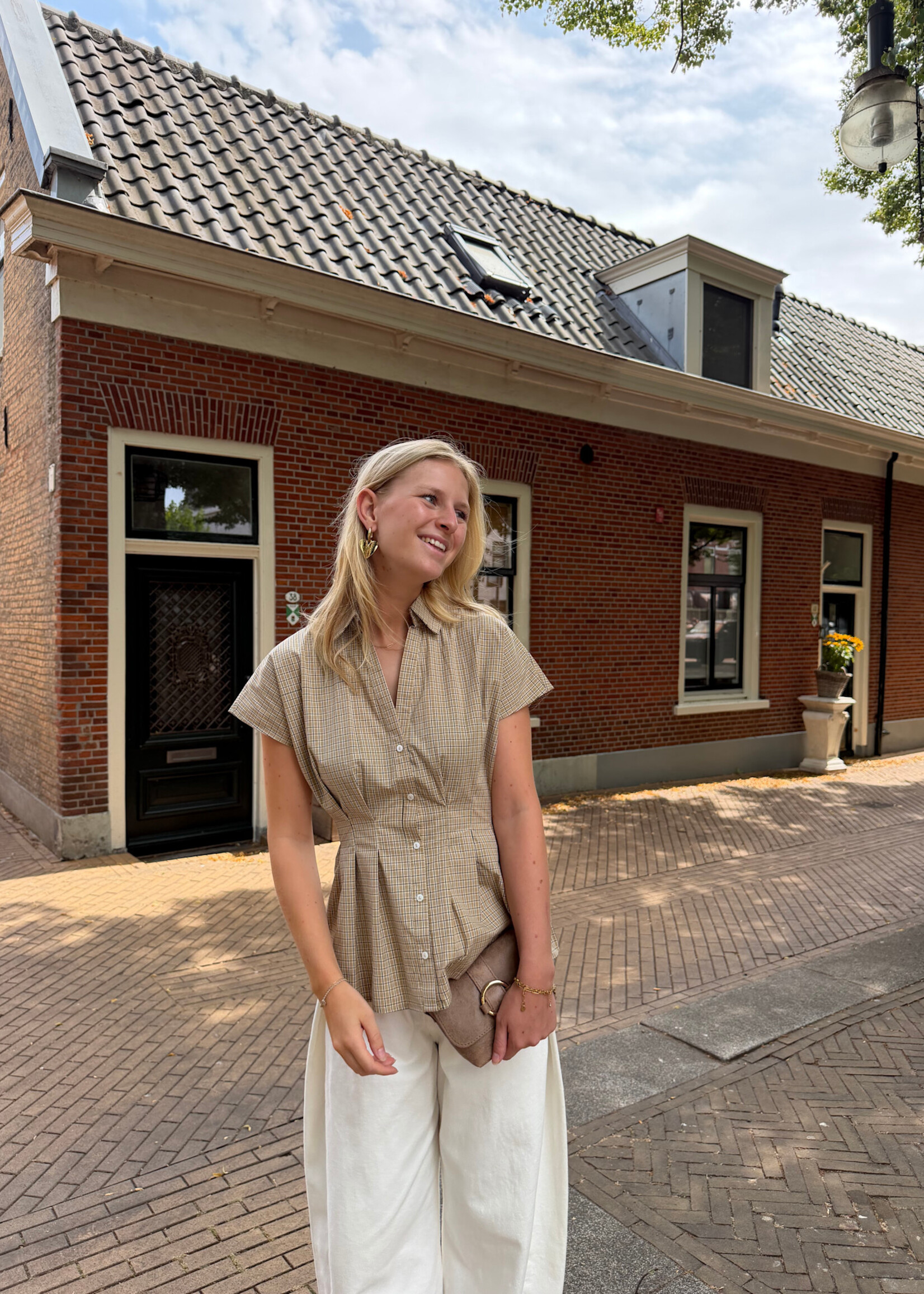 Flo Boutique Blouse Kiki Camel