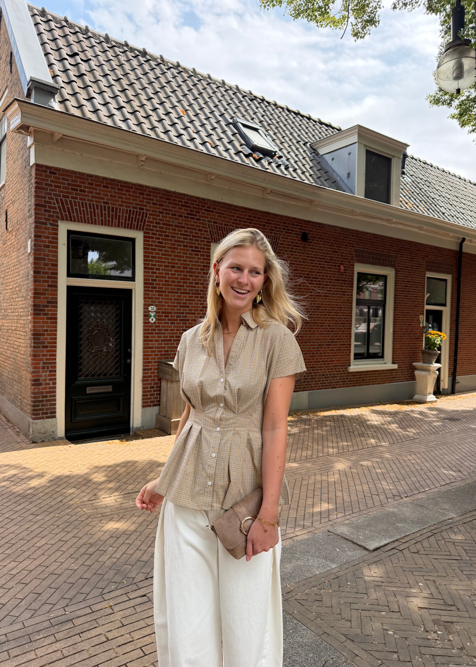 Flo Boutique Blouse Kiki Camel