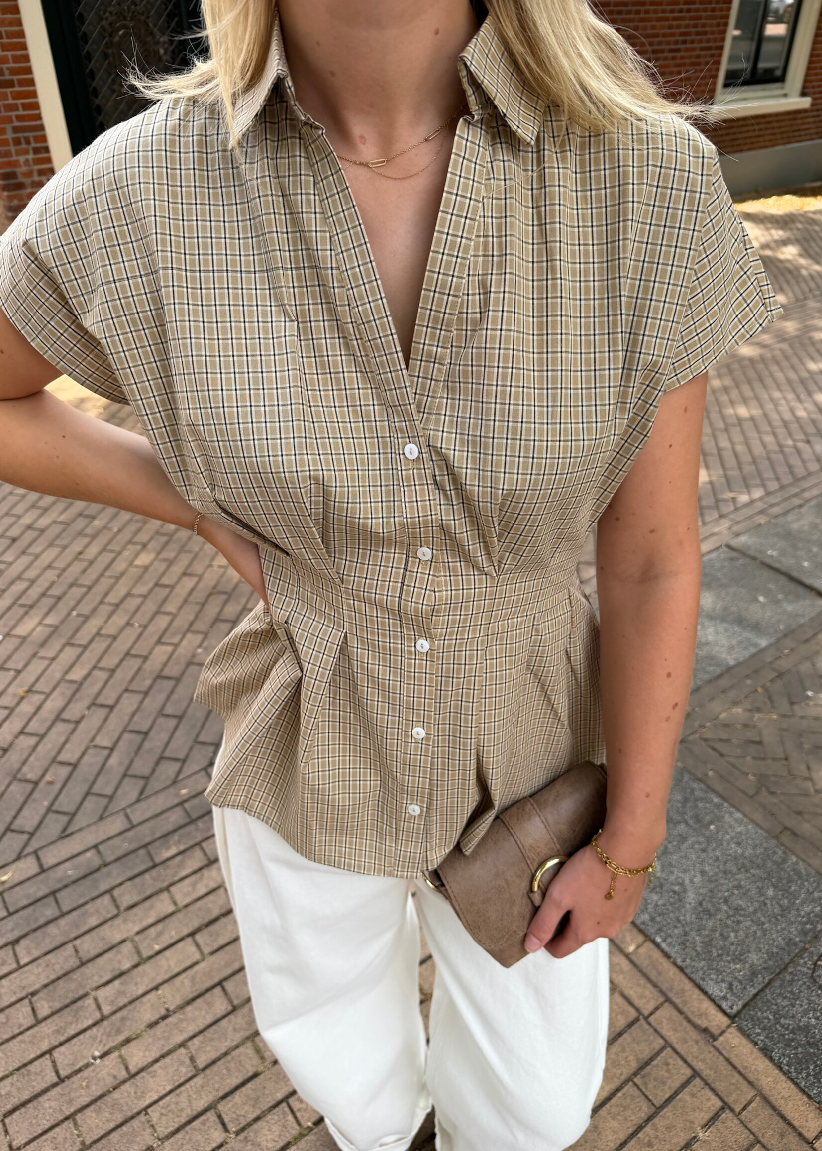 Flo Boutique Blouse Kiki Camel