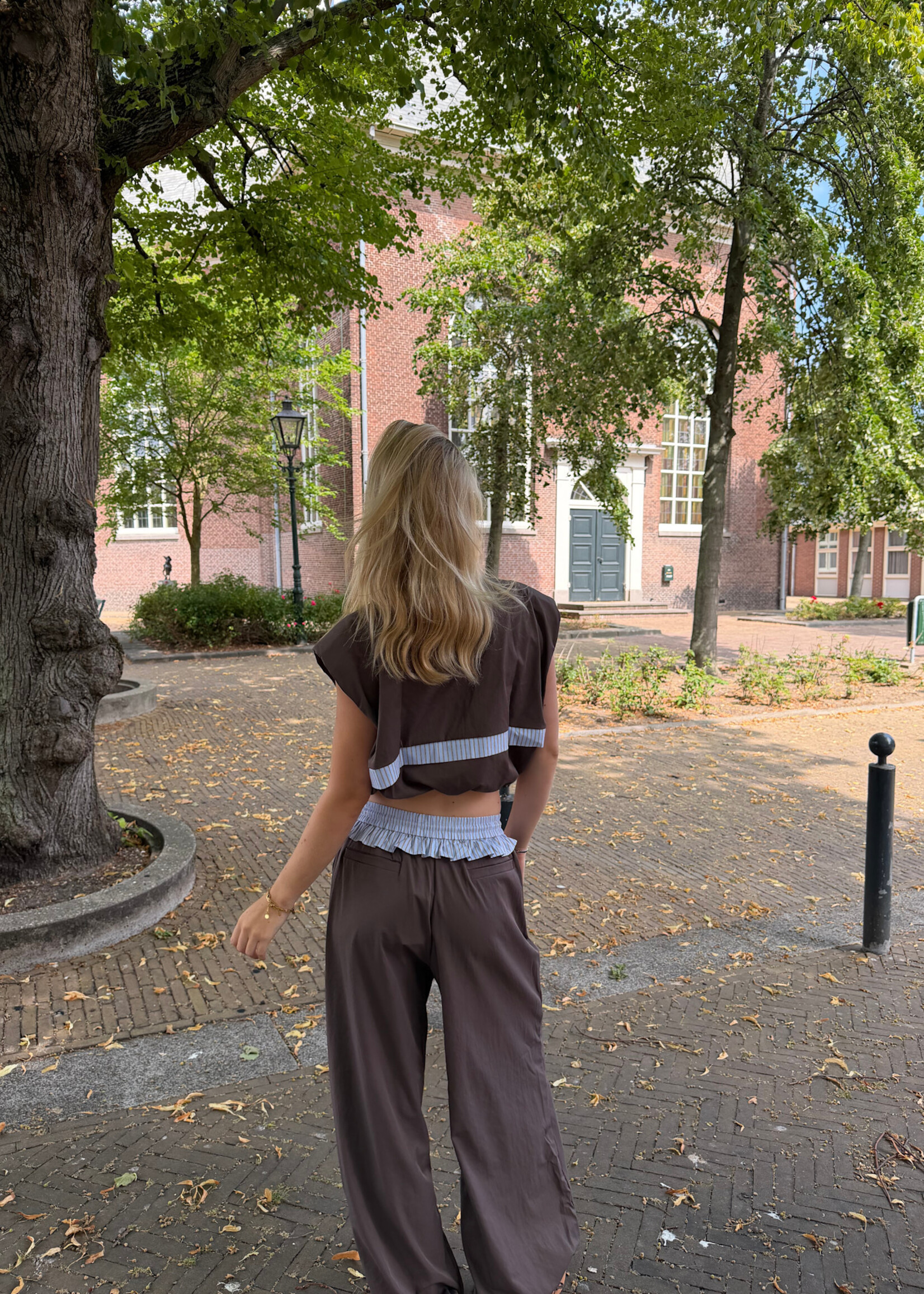 Flo Boutique Broek Jet Brown