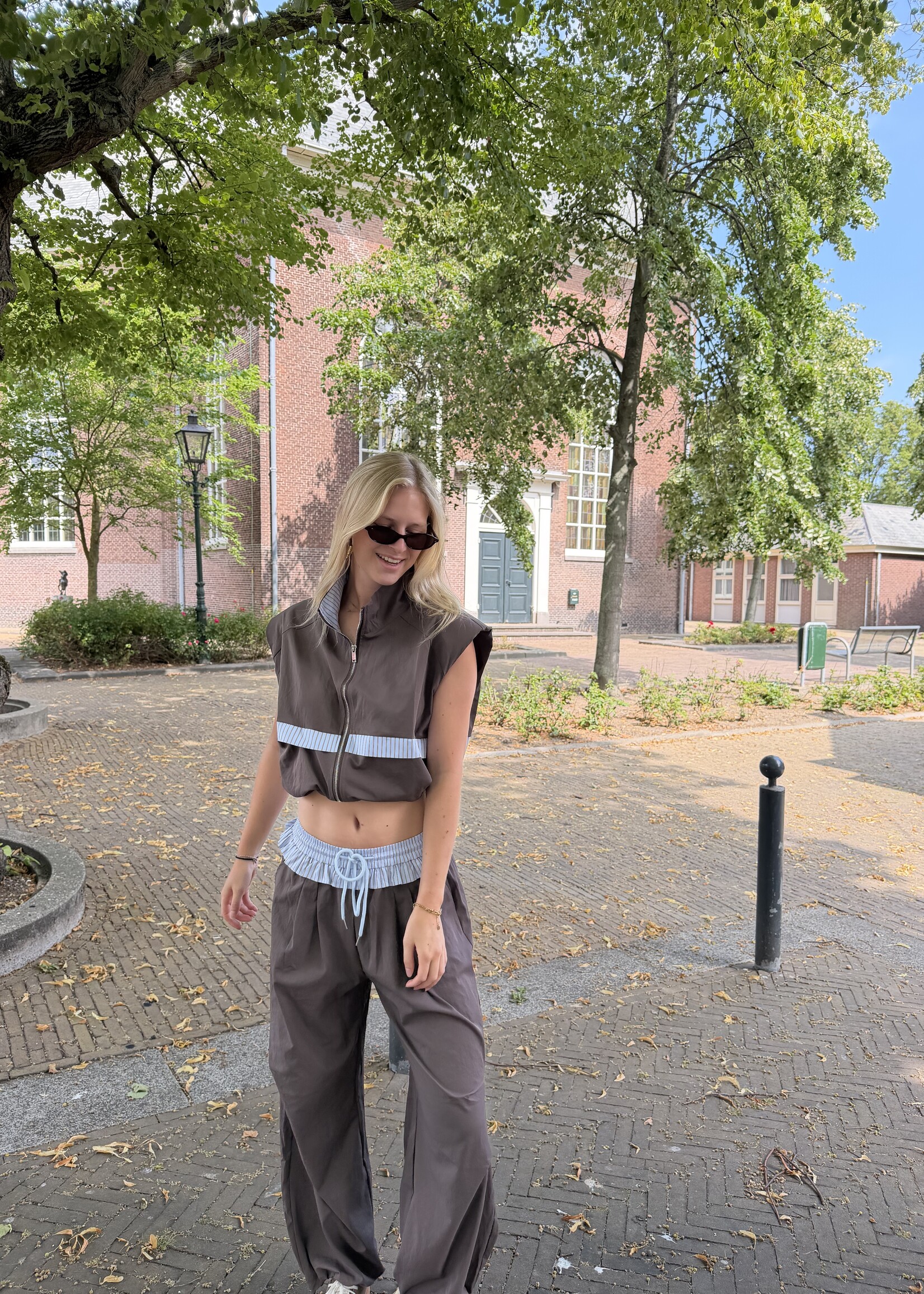 Flo Boutique Broek Jet Brown
