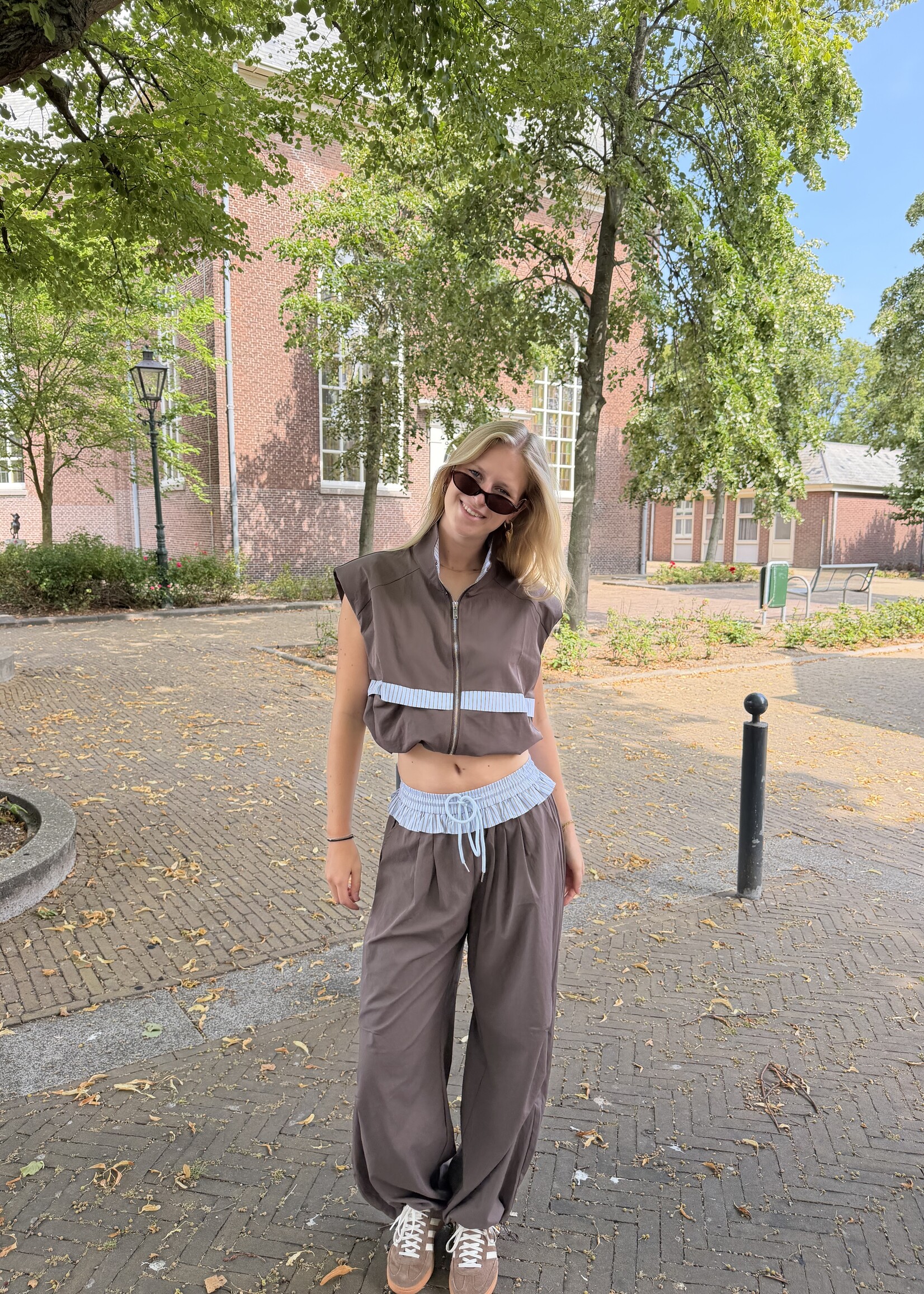 Flo Boutique Broek Jet Brown