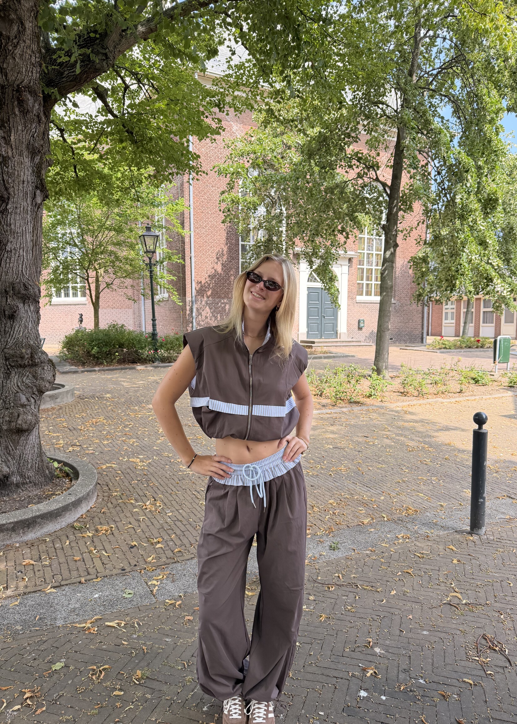 Flo Boutique Broek Jet Brown