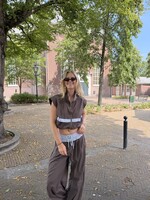 Flo Boutique Gilet Jet Brown