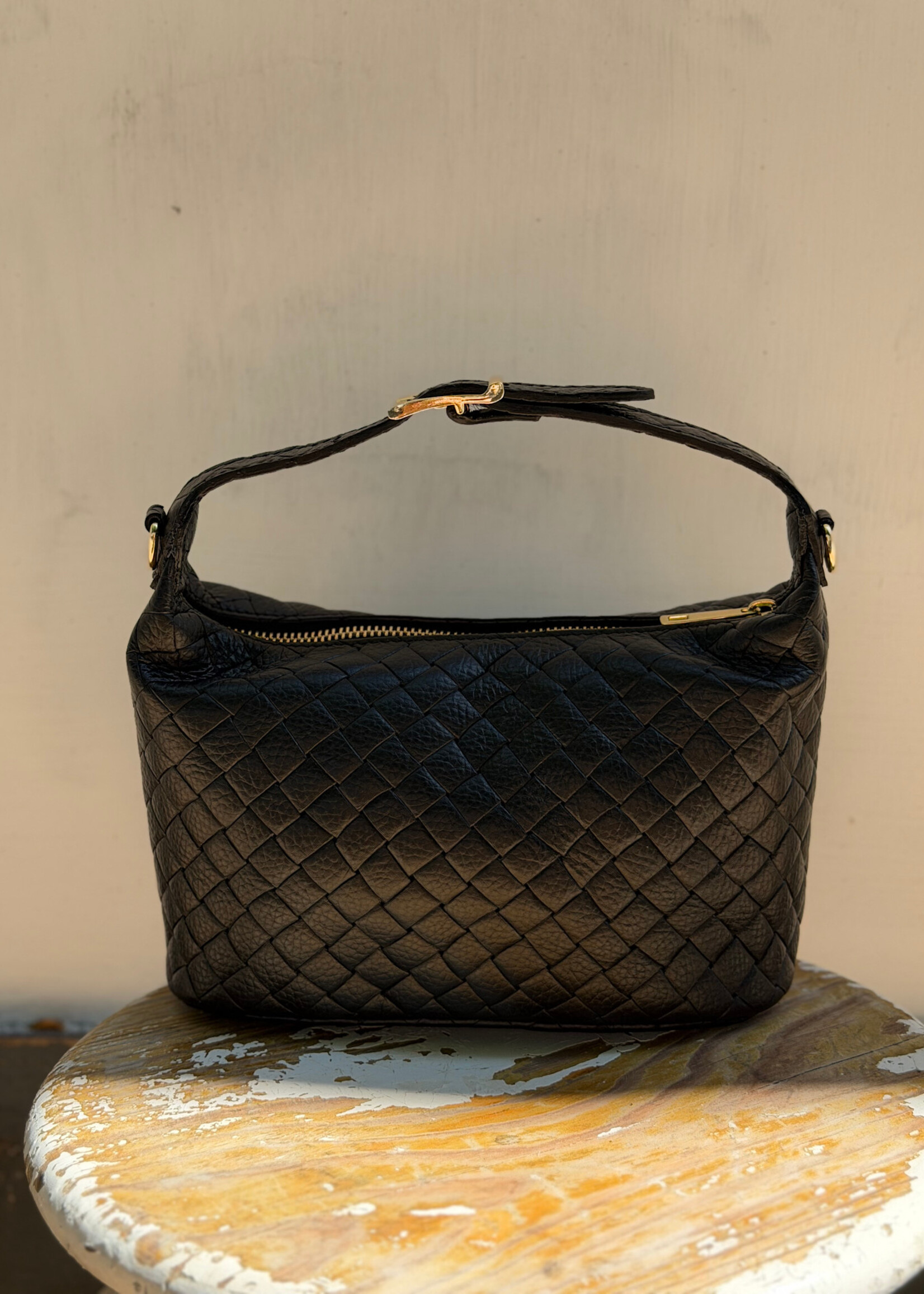 Flo Boutique Leren Tas Tess Black