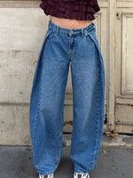 Flo Boutique Jeans overslag Harper Mid-Blue