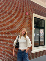 Flo Boutique Top Linde Dots Off-White