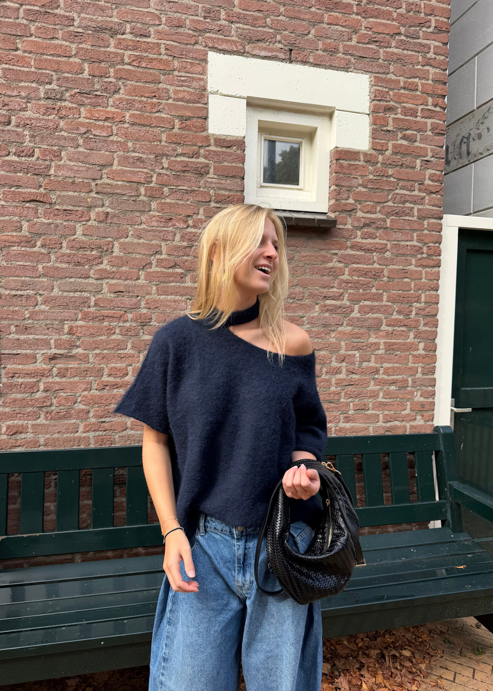 Flo Boutique Top Dalia Navy