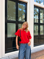Flo Boutique Top Dalia Red