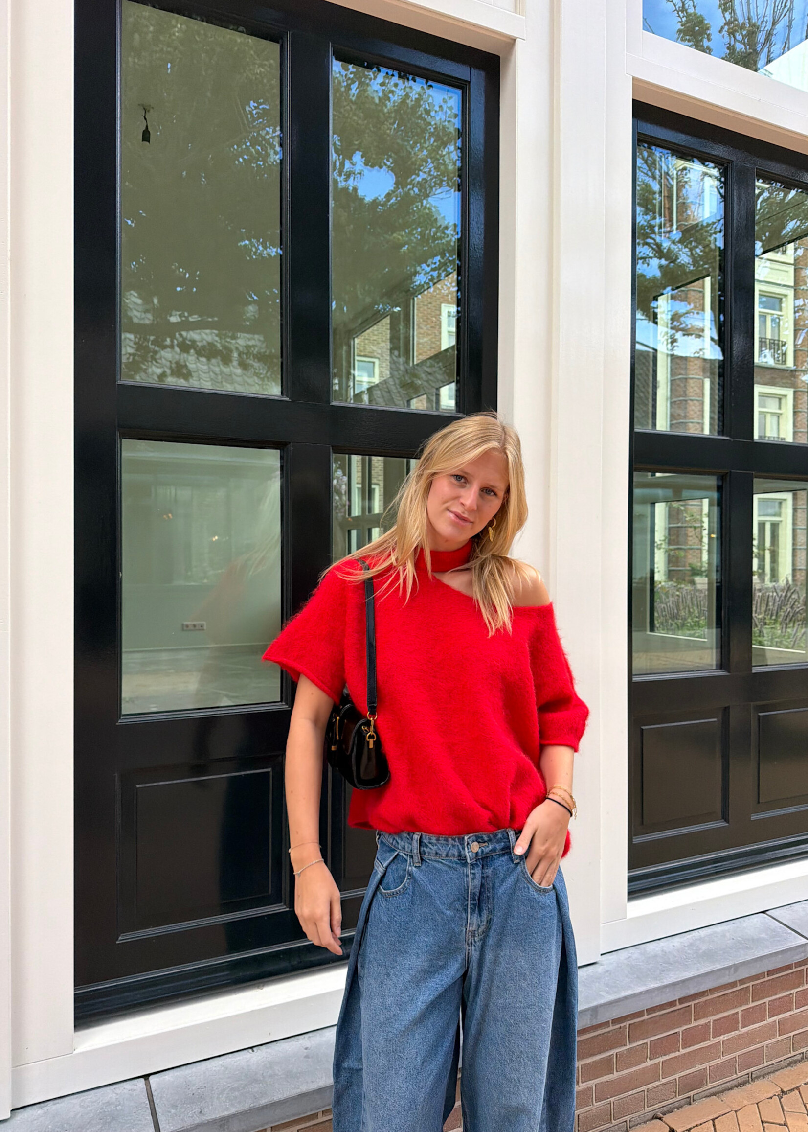 Flo Boutique Top Dalia Red