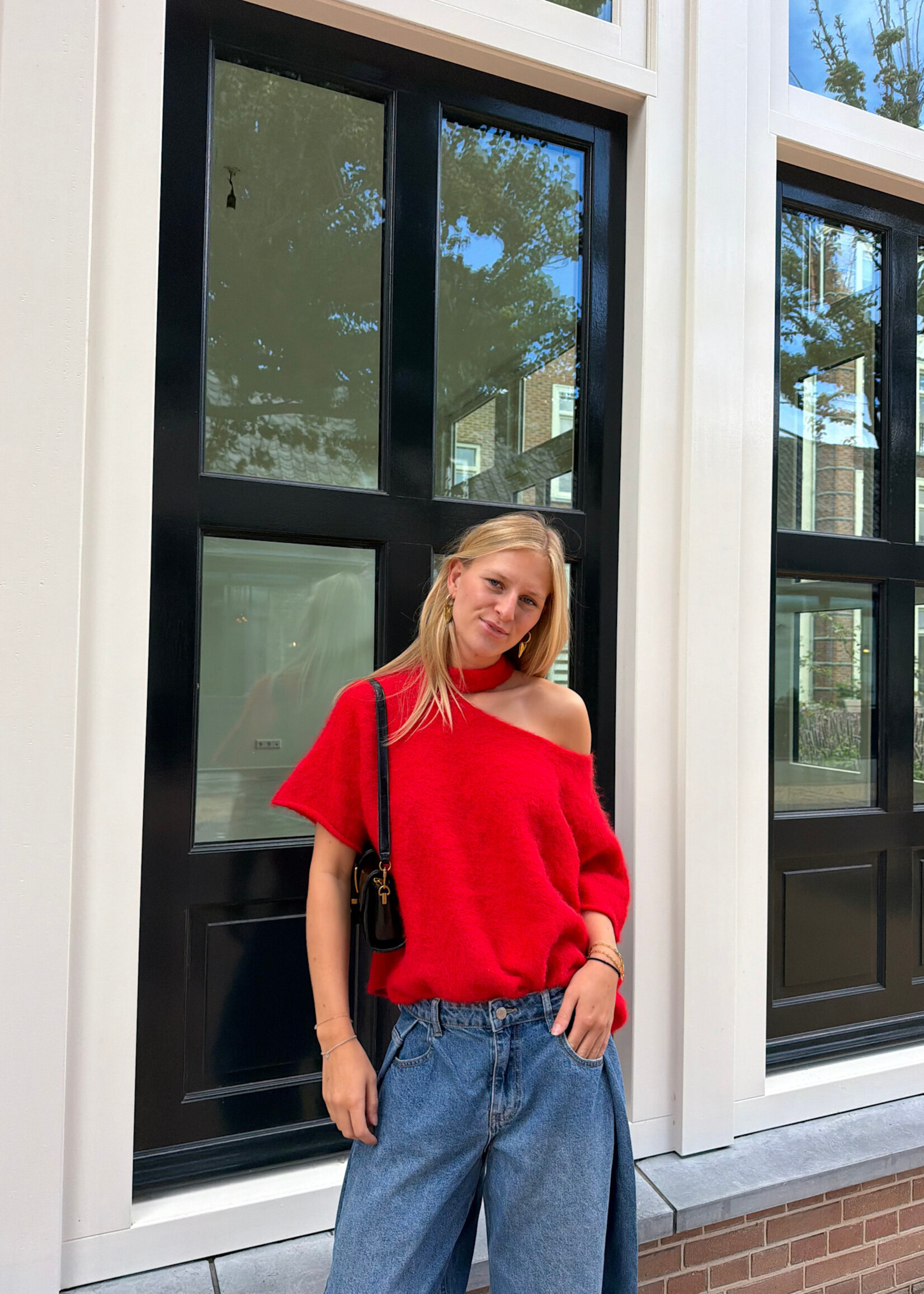 Flo Boutique Top Dalia Red