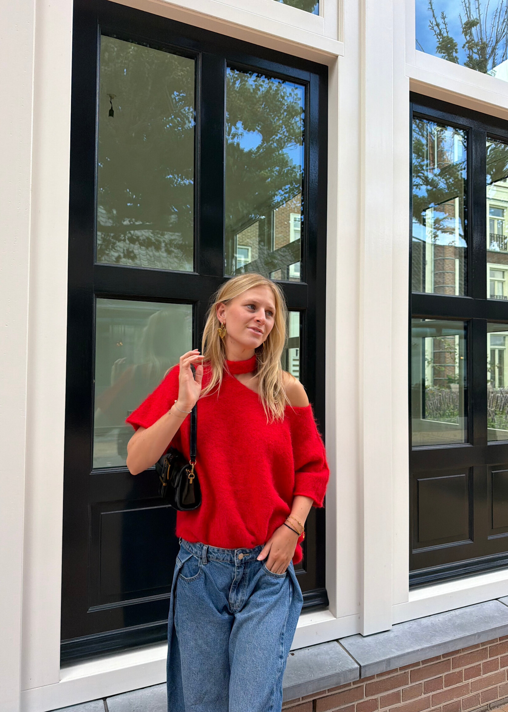 Flo Boutique Top Dalia Red