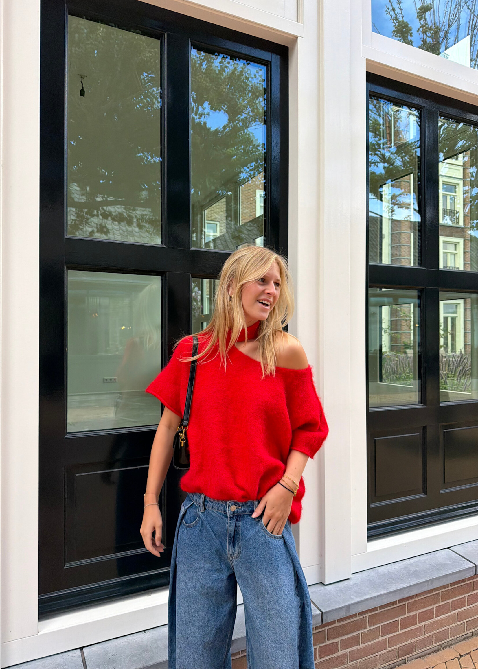 Flo Boutique Top Dalia Red