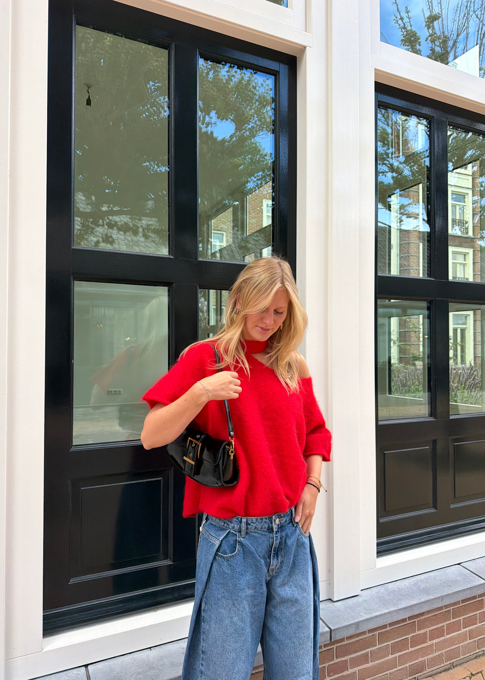 Flo Boutique Top Dalia Red