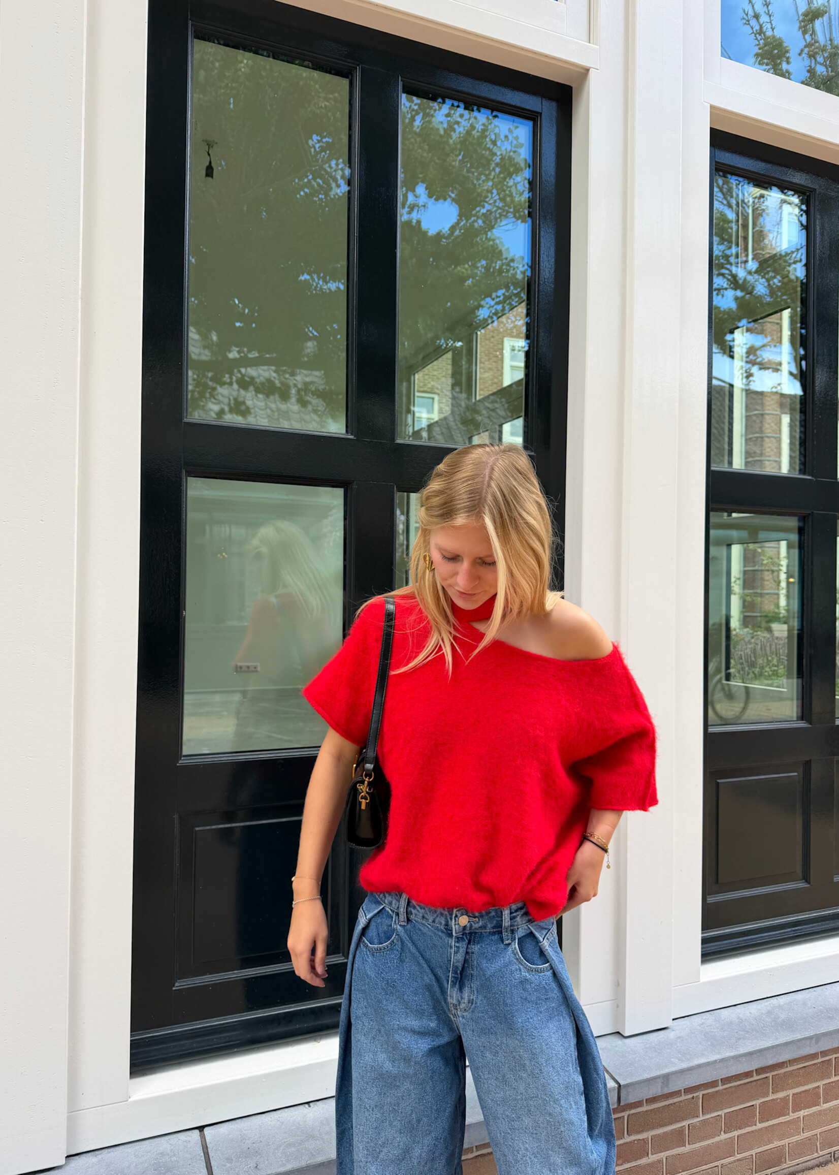 Flo Boutique Top Dalia Red