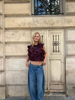 Flo Boutique Top Kelly Aubergine