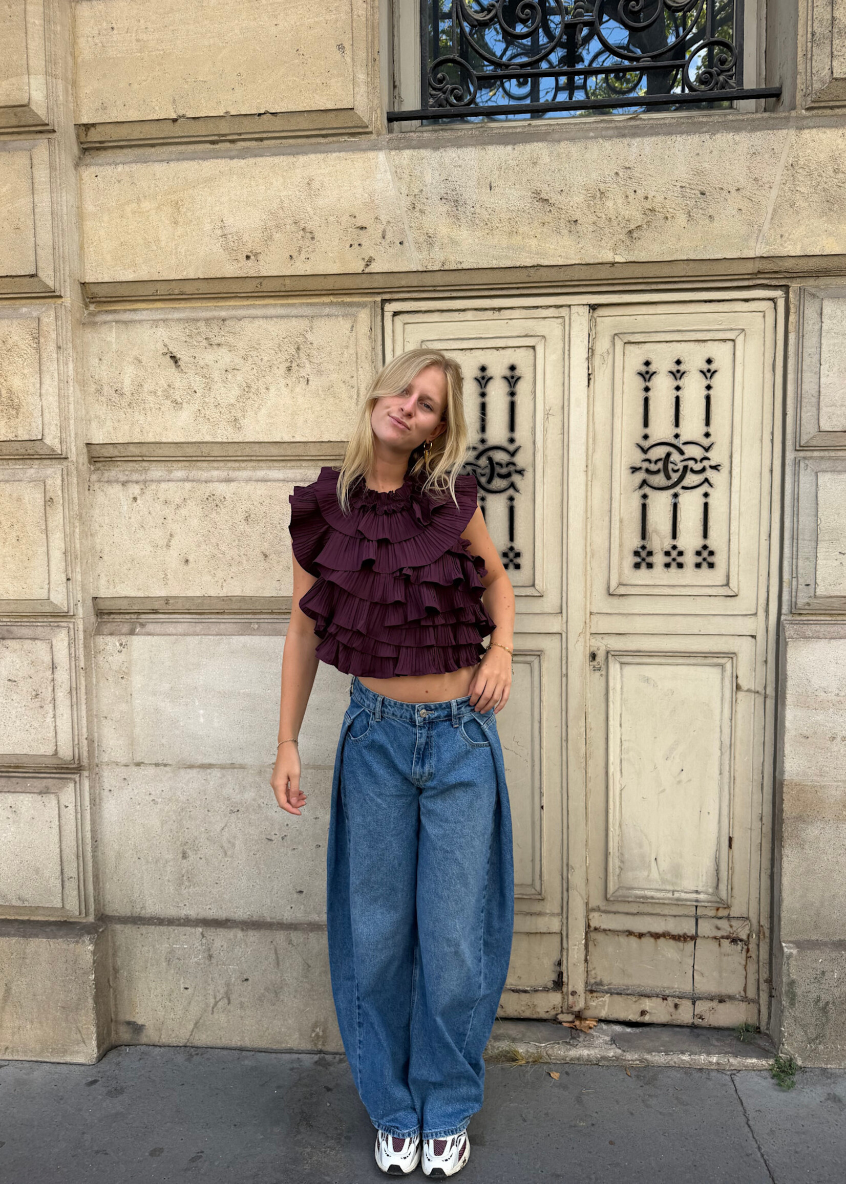 Flo Boutique Top Kelly Aubergine