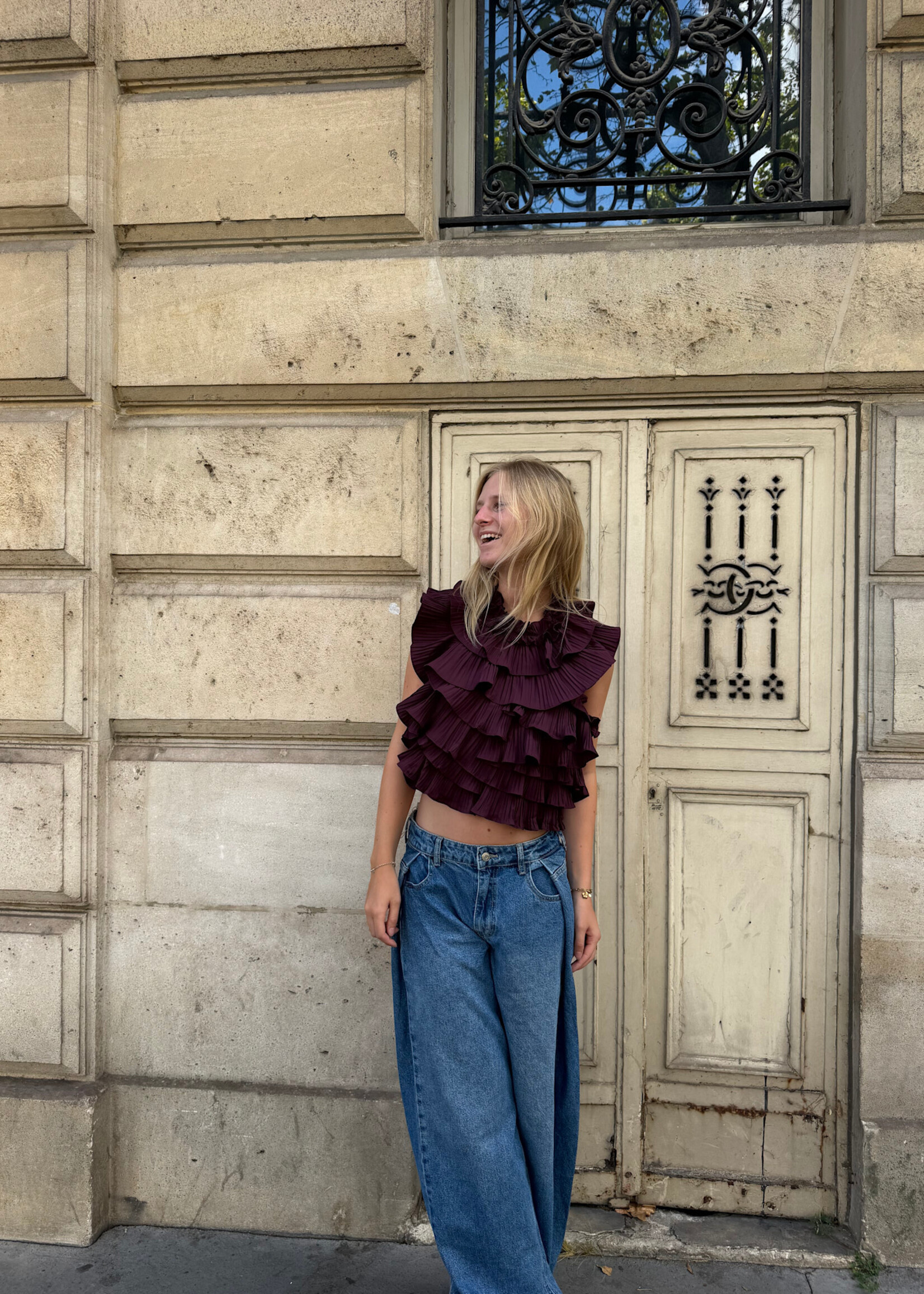 Flo Boutique Top Kelly Aubergine
